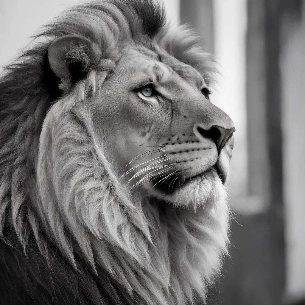 a black and white drawing of a lion with a crown of thorns on its head, blue eye, design de tatuagem realismo, desenho de tatuagem realismo, Realismo Tattoo Sketch, Directed by: Emiliano Di Cavalcanti, O Senhor e Salvador, ✏️🎨, Directed by: Bernardo Cavallino, Directed by: Jordan Grimmer, Directed by: Bernat Sanjuan, Directed by: Tony Sart, hyper - realistic tattoo sketch