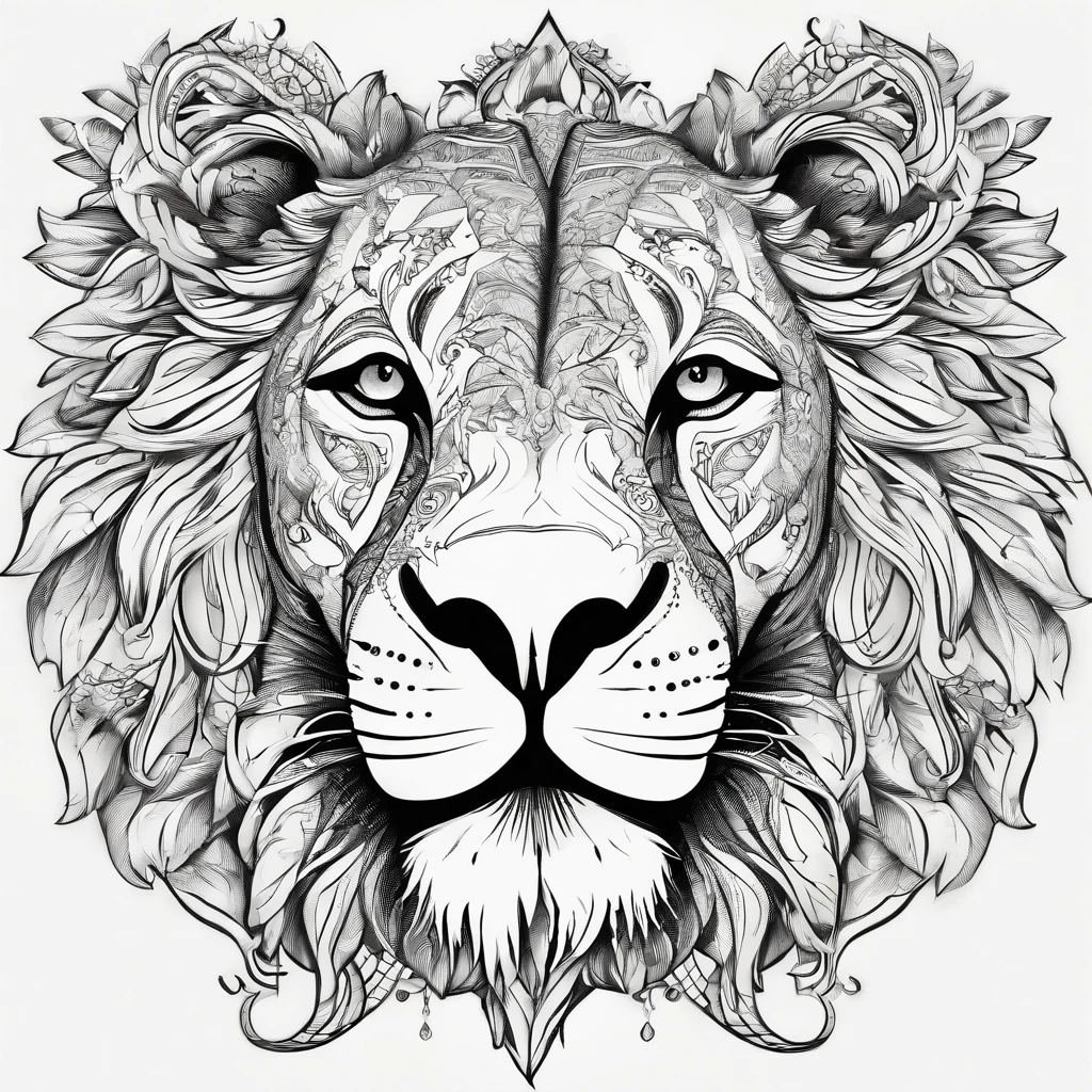 a black and white drawing of a lion with a crown of thorns on its head,blue eye, design de tatuagem realismo, desenho de tatuagem realismo, Realismo Tattoo Sketch, Directed by: Emiliano Di Cavalcanti, O Senhor e Salvador, ✏️🎨, Directed by: Bernardo Cavallino, Directed by: Jordan Grimmer, Directed by: Bernat Sanjuan, Directed by: Tony Sart, hyper - realistic tattoo sketch