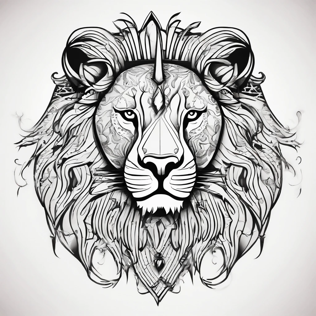 a black and white drawing of a lion with a crown of thorns on its head,blue eye, design de tatuagem realismo, desenho de tatuagem realismo, Realismo Tattoo Sketch, Directed by: Emiliano Di Cavalcanti, O Senhor e Salvador, ✏️🎨, Directed by: Bernardo Cavallino, Directed by: Jordan Grimmer, Directed by: Bernat Sanjuan, Directed by: Tony Sart, hyper - realistic tattoo sketch