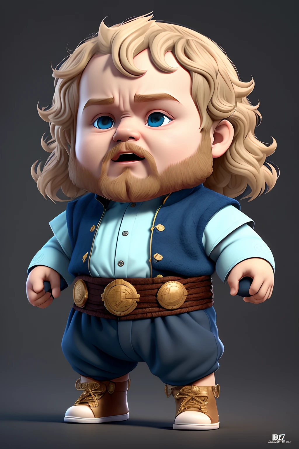 (cbzbb:1.25), portrait of cutest prophet jonah, bible, illustration, artstation, CGI_Animation, full body,