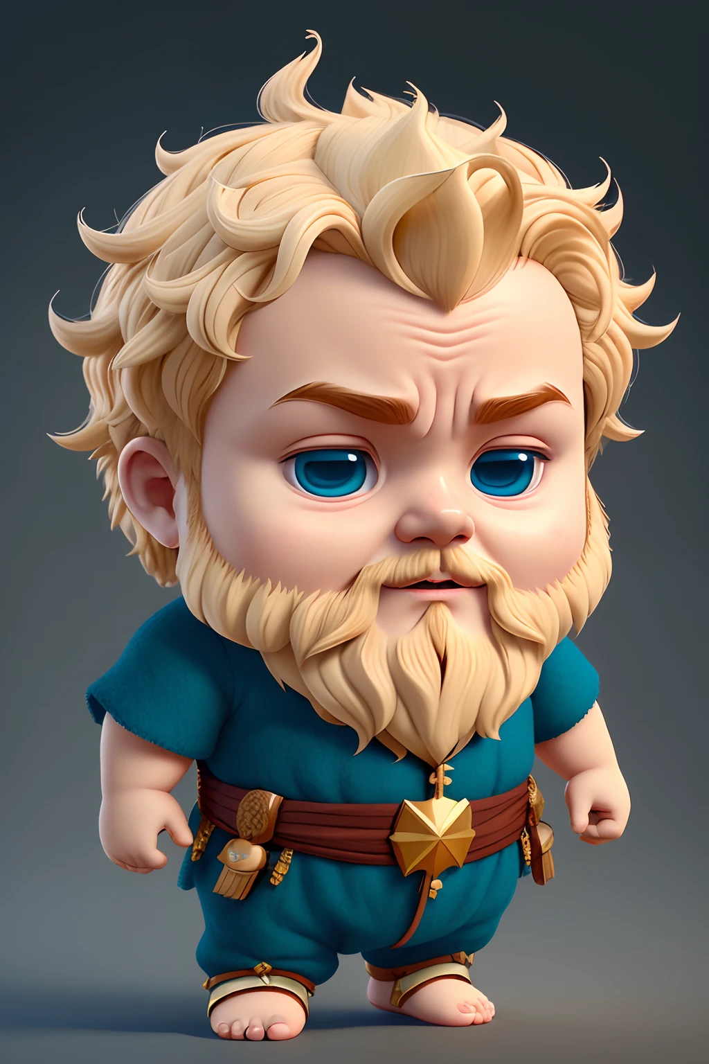 (cbzbb:1.25), portrait of cutest prophet jonah, bible, illustration, artstation, CGI_Animation, full body,