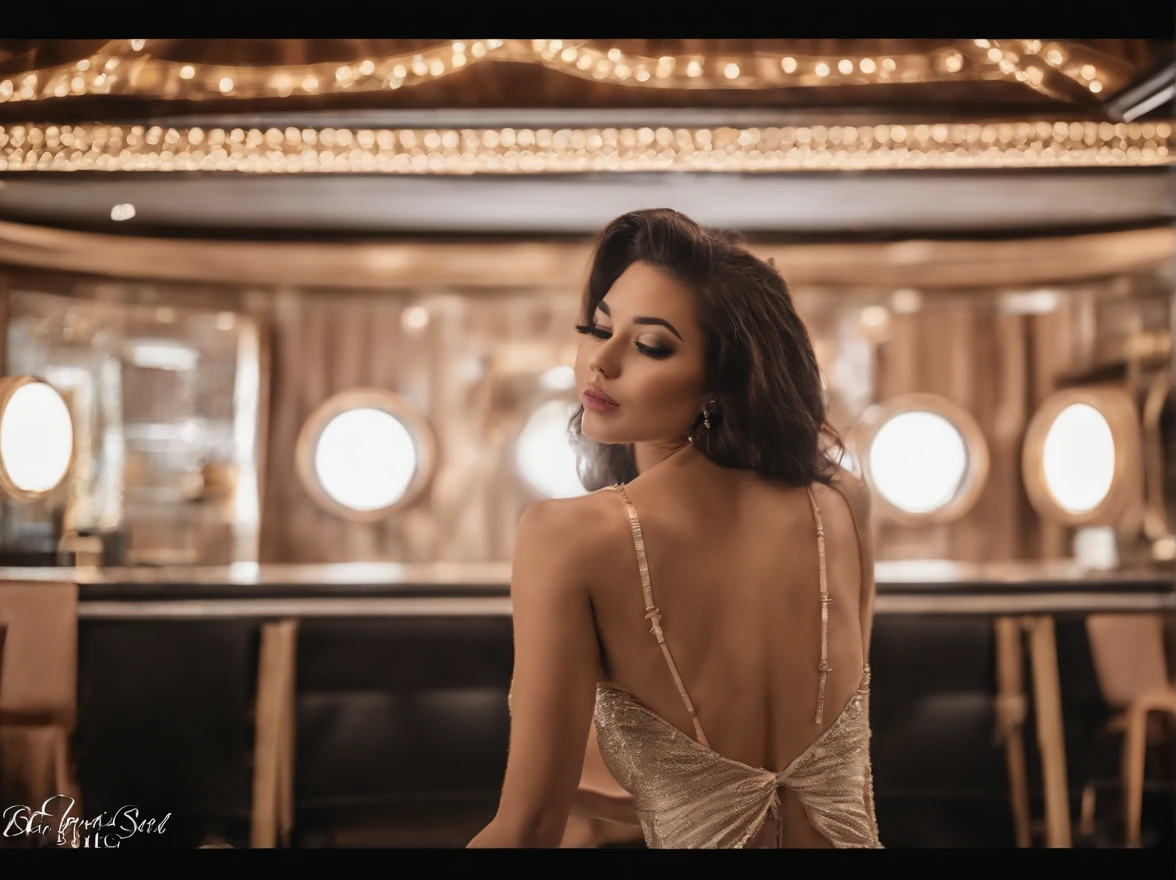 ((((masterpiece)))), ((((best quality)))), (((karaokeroom))),((sitting)),(((8k))), sexy, ((all nude)),From various angles, (singing girl),(Holding a karaoke microphone in your hand),((Private karaoke room)),((karaoke box)),
dark eyebrows, white skin, shiny skin, beautiful, smile, ultra high res,(photo realistic:1.4), black hair, natural skin, Small and cute nose, Big and upward-curved eyes with a cute vibe, small hip, dark public hair,(wearing bra),(in karaoke room)