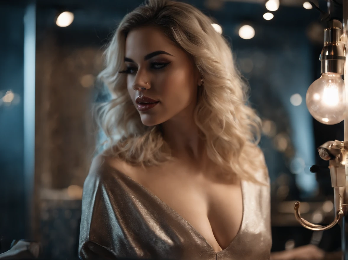 ((((masterpiece)))), ((((best quality)))), (((karaokeroom))),((sitting)),(((8k))), sexy, ((all nude)),From various angles, (singing girl),(Holding a karaoke microphone in your hand),((Private karaoke room)),((karaoke box)),
dark eyebrows, white skin, shiny skin, beautiful, smile, ultra high res,(photo realistic:1.4), black hair, natural skin, Small and cute nose, Big and upward-curved eyes with a cute vibe, small hip, dark public hair,(wearing bra),(in karaoke room)