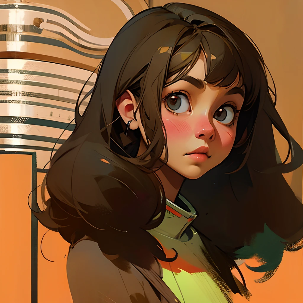 concept art, cute girl