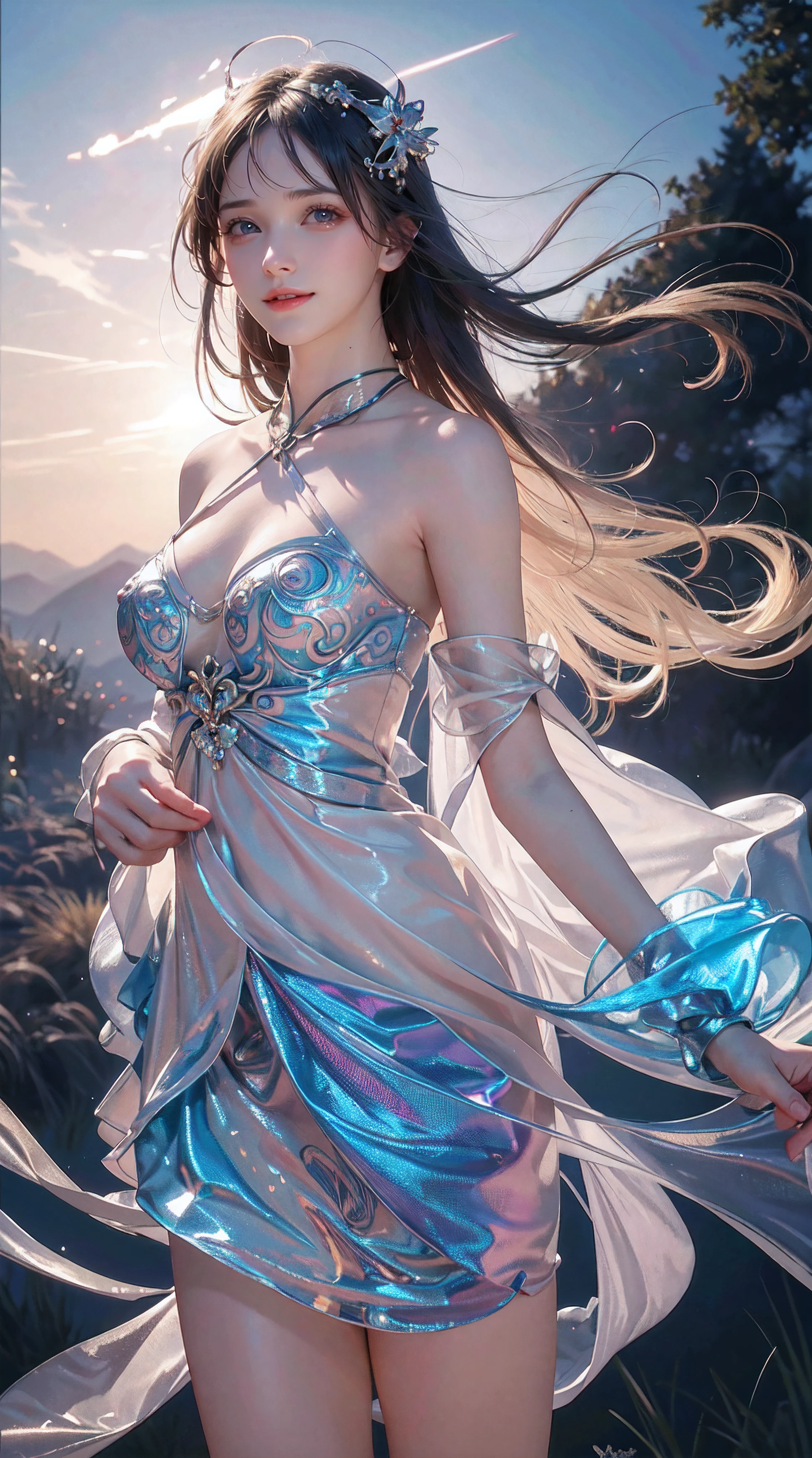 (best quality,4k,8k,highres,masterpiece:1.2),ultra-detailed,(realistic,photorealistic,photo-realistic:1.37),beautiful and aesthetic,1girl,solo,extremely detailed,fractal art,colorful,highest detailed,illustration,sharp focus,vibrant colors,ethereal,flowing lines,mesmerizing patterns,organic shapes,breath-taking composition,explosive vibrancy,luminous hues,striking visual impact,wisps of light,dynamic movement,delicate textures,emotional expression,transcendent beauty,surreal atmosphere,divine aura,otherworldly essence,perfect balance,dreamlike state,splendor of nature,mysterious energy,intricate details,harmony of colors,spellbinding visual journey,ethereal presence,pure elegance,unforgettable masterpiece