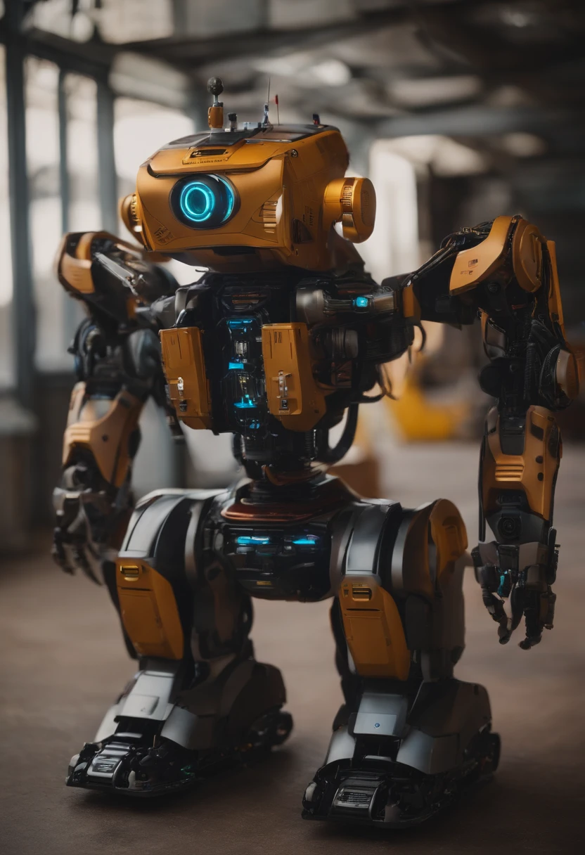 Curtis is a cool looking humanoid robot