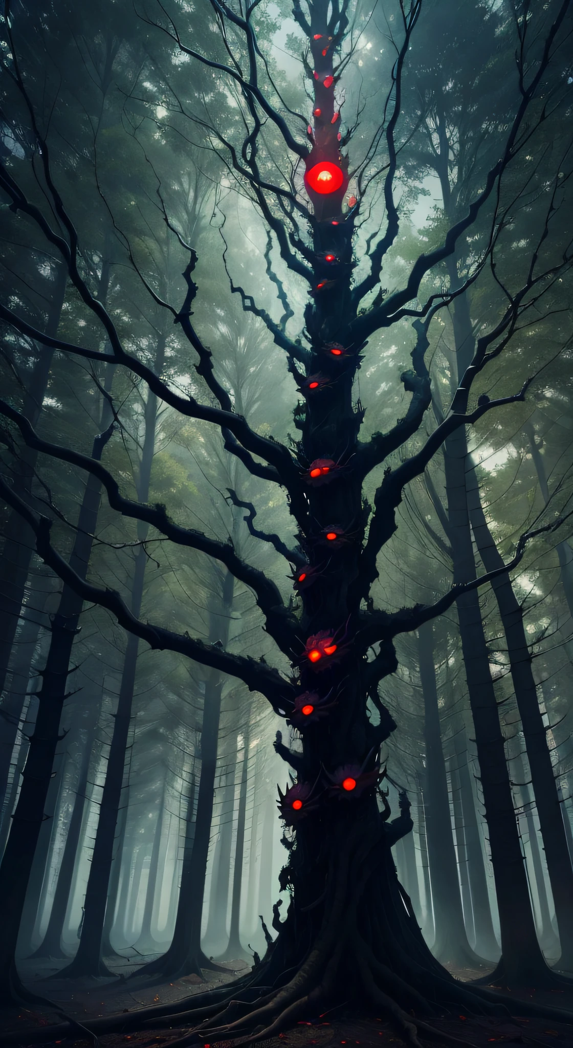 blood rain, red