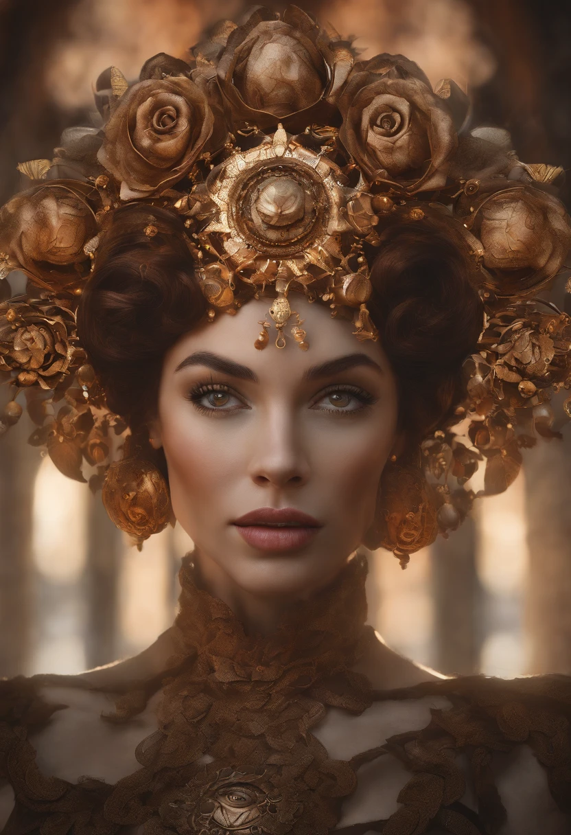 Bettie Page, starfire, Young white girl thin pale, cabelo vermelho, corpo inteiro, capa, pintura hiperdetalhada, luminismo, Bar lighting, complexo, 4k resolution concept art portrait by Greg Rutkowski, Artgerm, WLOP, Alphonse Mucha, little fusion pojatti realistic steampunk, fractal isometrics details bioluminescens : uma fotografia realista impressionante 30 anos , ruiva, Stunning beautiful Italian god with large white flowers Wet bone structure tiara, 3d render, octane render, intrincadamente detalhado, titanium decorative headdress, cinemactic, trending in artstation | isometric | Amazing colorful centered hypereallistic cover photo, hand-drawn, escura, arenosa, realista mucha, klimt, erte .12k, intrincado. hit definition , cinemactic, rough sketch, mistura de linhas escuras ousadas e linhas soltas, linhas ousadas, no papel, corpo inteiro com vestido de veludo, humanoide, corpo inteiro.