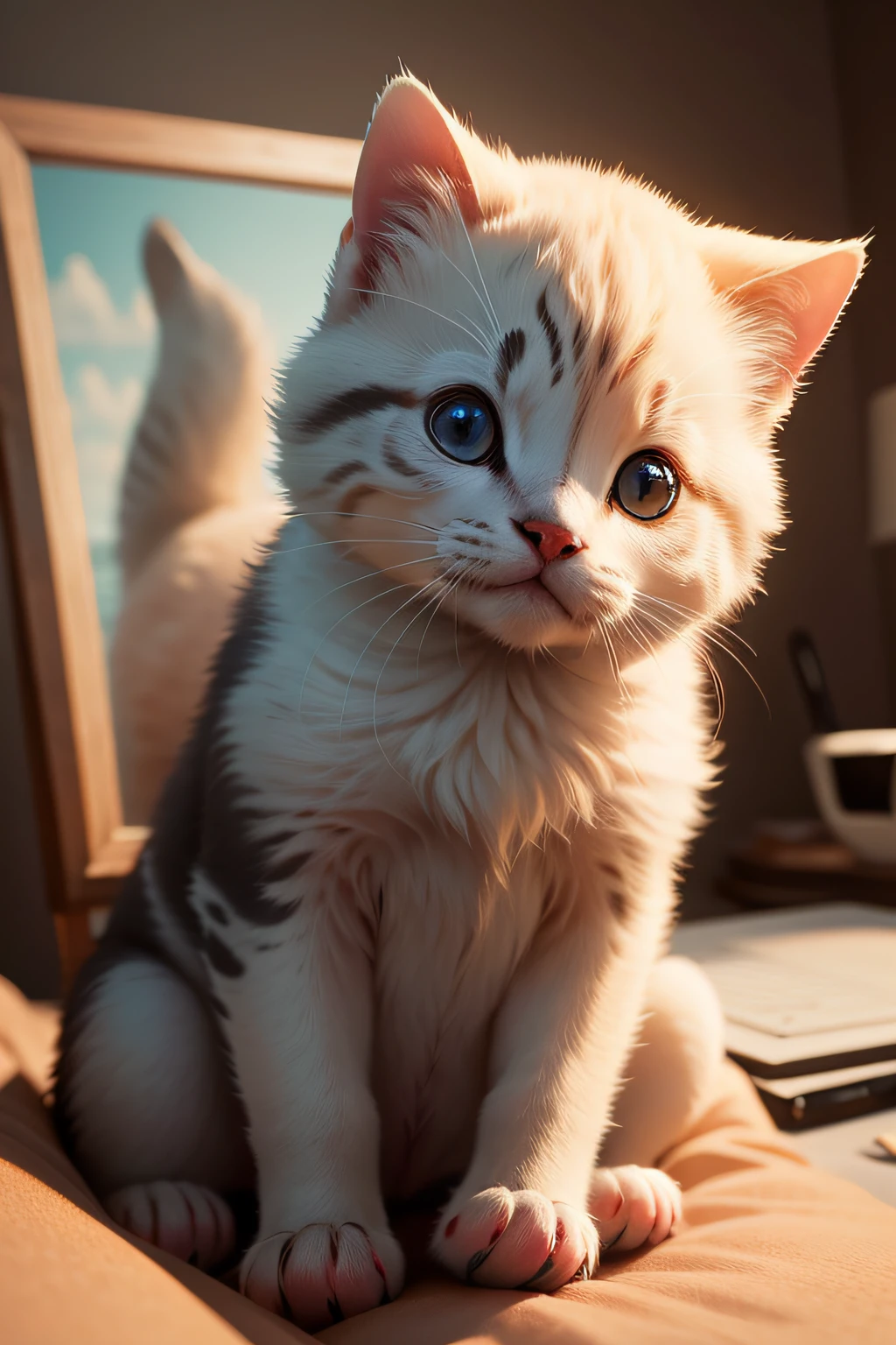 Create me a picture with a really cute animal