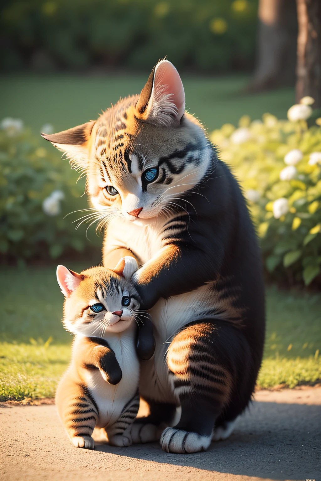 Create me a picture with a really cute animal
