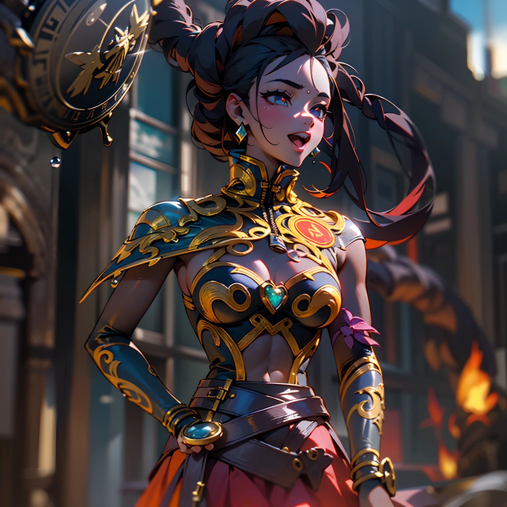 Sun Masterpiece epic deep path equirectangular_360 Urban sunLight 🎈🍦🍹❤🔆🕡(😘👩🎀👗⚜👒🥿👡🩲💅)🎪🎢🎡🎠 Heroe Marvel "Storm" Ghost_Rider outfits Beholder ultra realist saturate meticulously intricate ultra pro-photorealistic optimal ultra_high-quality accurate ultra_high-detail ultra_high-resolution color-coded shading perfection max reflex graduated reflection extreme improved Octane_rendered opengl-shaders glsl-shader UHD XT3 64K 32K 16K 8K DSLR HDR unrealengine5 romm rgb pbr Analogic ultra_Sharpness focus fxaa cgi vfx sfx fkaa txaa rtx ssao post-processing post-production cell-shading tone-mapping volumetric lightning contrast Shadow 3dcg global luminescence Fire-follet dazzling mounted motorcycle hearth Ark "Heavy Metal" sundrop Diplomatic Queen female glamour Cosplay fashion "Ororo Munroe" Baroque symmetrical ((Goddess athletic Diva african black hairstyle dreadlock curly agate blackess skin tanmed epic gorgeous clean cheekbones effects rougeoiment embarrassed lazuli ultra beautiful yeux dark brown pupils black irises turquoise sapphires ecstatic open mouth teeth obvious smile (tougue fall droplet water drop of water) cape levitating jacket floating Bridaldress Dickey Collar Charm Elastic Lace Turtleneck Sleeve Blouse Pullover Lining clavicles shoulders:Open papillotes white leather breasts fine sideboob satin safran orange yellow skirt soies assorties lace corsait gothic zip tin livid red thick amples spinelles nombril revealing diamond heart chastity_belt silver adorned padlock Gold lock pubis scarlet pubis-hairy obvious indigo garter snap thighs legs boots)) gothic ruby invoke CGSCOSITY onyx gem blazing burning_skull flame jewel fire opal inox rune armor chrome heavyflat band richly decorated glyphs ornate lava navy plasma Tourmaline silver earth lava incandescent flash depthfield street population background floraison Monarch kindergarden chef-d&#39 monster butterfly tattoo Bruce_Weber girl naked ??? nsfw multi various etc.