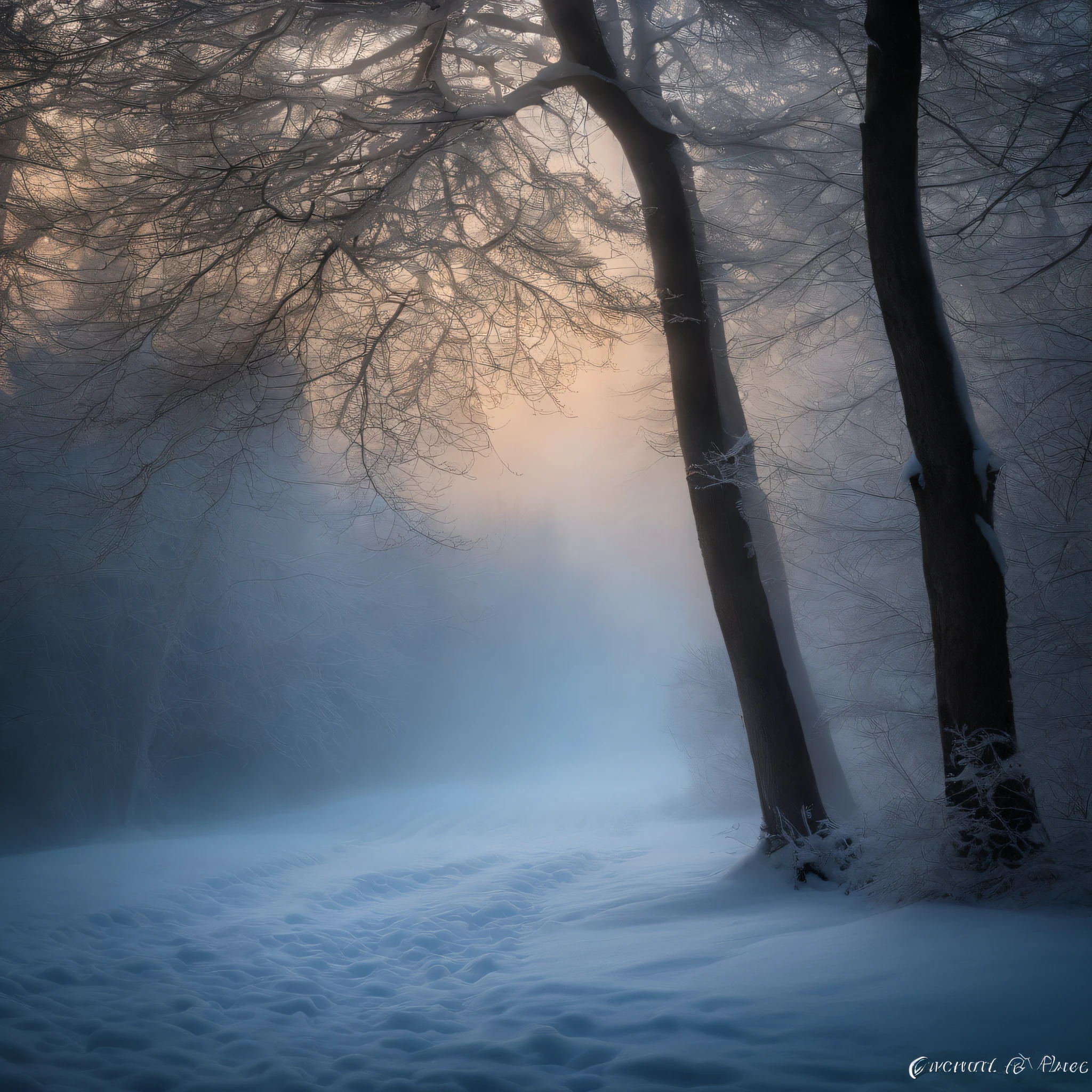 Foggy Frost:
When a layer of frost creates a delicate veil over the landscape, especially when paired with a light fog, resulting in an otherworldly, mysterious atmosphere.