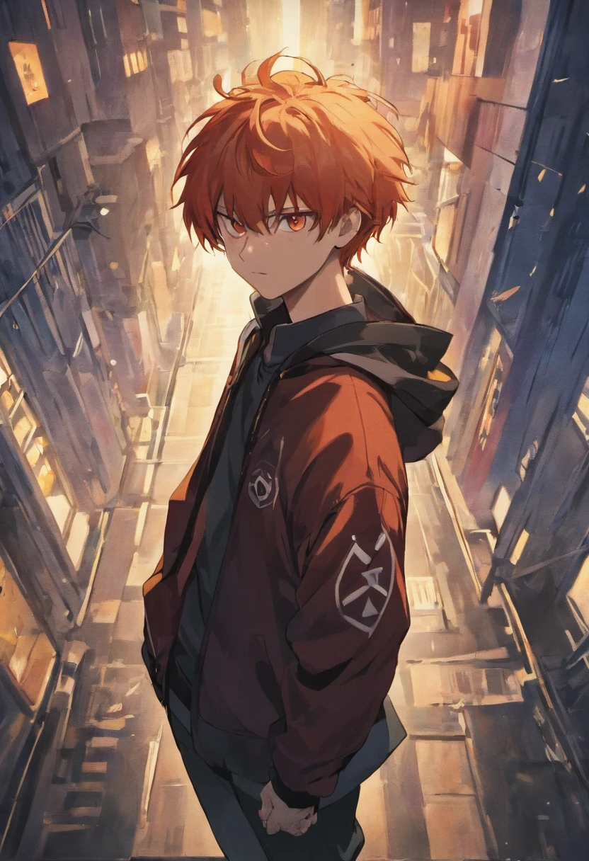close up shot, blind fold, smiling, standing on the terrace of a building, night, modern city lights, detailed cg city, top, cinematic lighting, lens flares, detailed shading, detailed lighting, best quality, contrast, sharp, masterpiece, illustration, best detail, highest lens flare quality, night sky, distant city fog, volumetric clouds sky, detailed face construction, Gojo satoru, jujutsu kaisen, Satoru_Gojo,