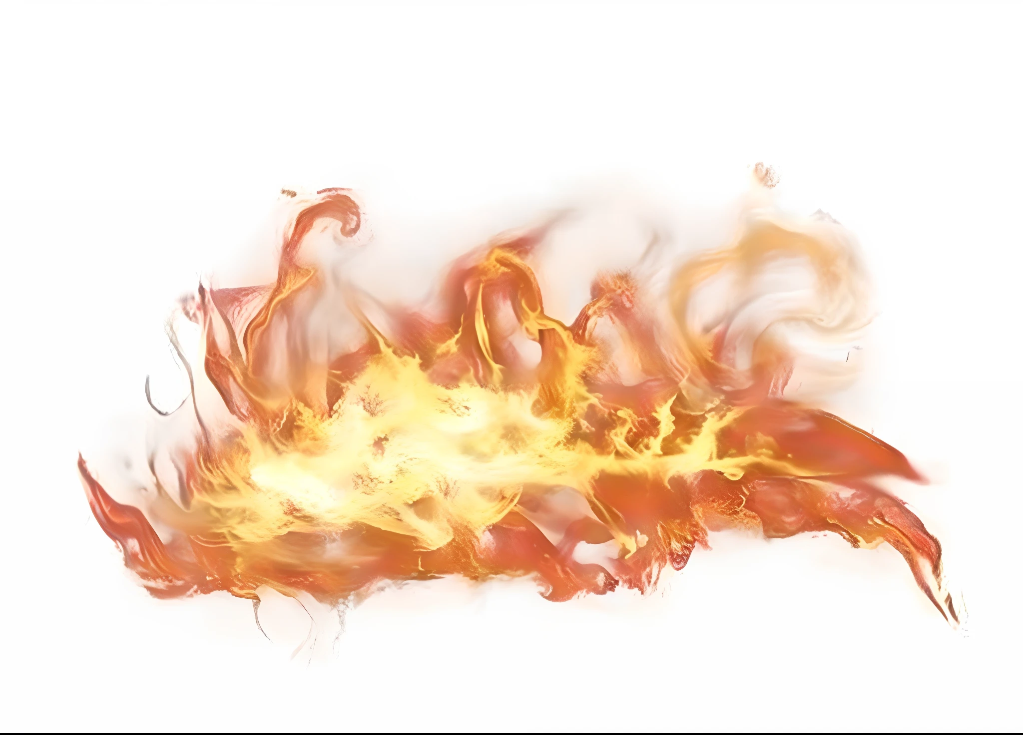 Flames burning on white surface isolated on white background, Complex overlay flame image, Highly detailed fire tendrils, Fire particles, Flaming particles, Sparks and liquid fires, Fire particles in front, Consists entirely of fire, fire flame, Frame fractals, Fire Power Fire Swirl, Liquid fire, Fire smoke and explosions, Flames in the background, Swirling flames in the background