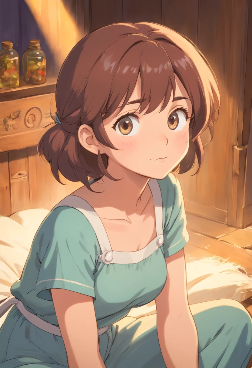 (best quality,highres,ultra-detailed),extremely detailed facial expression:1.1, woman, adult diaper:1.1, high-quality adult diaper:1.1, playful expression:0.9, extraordinary attention to detail:1.1, precise texture, soft lighting,subtle shadows,artistic lighting, professional photography style,precise lighting angles,vintage color tone,gentle warm lighting,creating a comforting atmosphere,sophisticated composition,attention-grabbing central focus, no dress:1.5, crop top:1.5