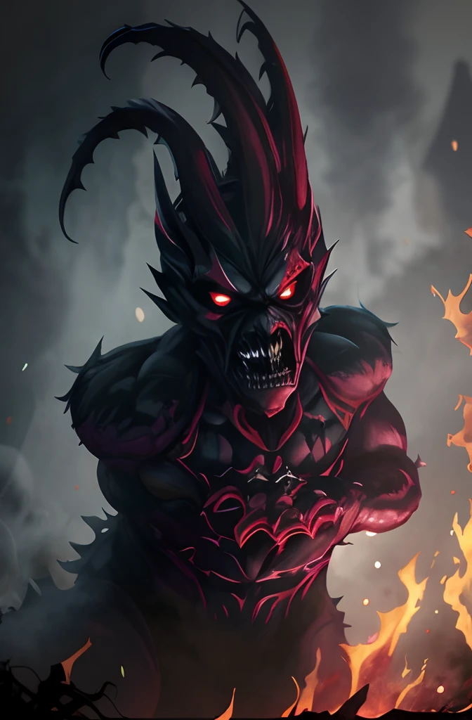 (melhor qualidade,ultra-detalhado,Realistic:1.37),horror,scary and menacing creature,Terrifying cursed attack scene,atmosfera escura,gritos de coalhada de sangue,Ominous shadows,Detalhes de pesadelo,olhos assustadoramente detalhados,presas afiadas,demonic presence,menacing claws,Aura do Mal,frighteningly distorted features,grotesque transformation,Terrible power,horror arrepiante,malevolent entity,corpo torcido e contorcido,Terror Sobrenatural,Cenas macabras e distorcidas,Terrified victims,fundo sinistro,tenso e cheio de suspense,morbid and horrifying,terror alucinante,pesadelo de pesadelo.