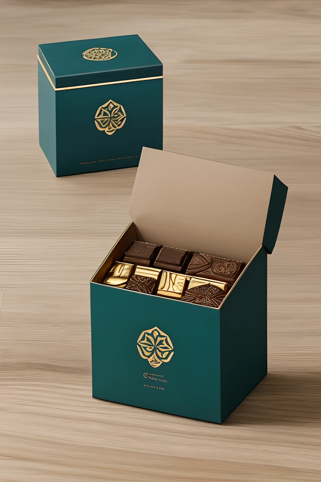 Design requirements:
-brand name: Geisha
-trade name: Premium CBD Chocolate
-Main: gold, brack, deep green, Navy Blue
- Design elements:
- Traditional patterns and symbols of the Japan(example: Japanese pattern、cherry trees、folding fan)
- Elegant and luxurious textures and patterns
- Logo placement: Discrete in the center or in the corners
- Text information:
- CBD contains amounts: 25mg
- cocoa content;: 70%
- Net weight: 100g
-ingredients: Cocoa mass, Cocoa butter, sugar, Soylecitin, Vanilla extract, CBD
- Special processing hope: Gold foil stamping and embossing
-theme: Japan tradition meets modern wellness
-other: I want the inside of the box to incorporate its own design and message.。
The desired design atmosphere:
Elegant and sleek design。To convey our value as a luxury chocolate brand、We want a design that is simple but has a strong presence。Keep in mind the design that combines the traditional aesthetics of the Japan with the modern essence。
