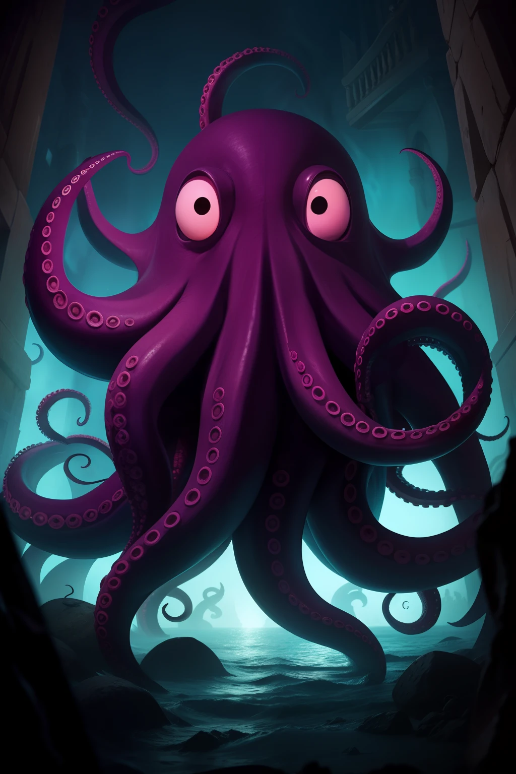 evil octopus