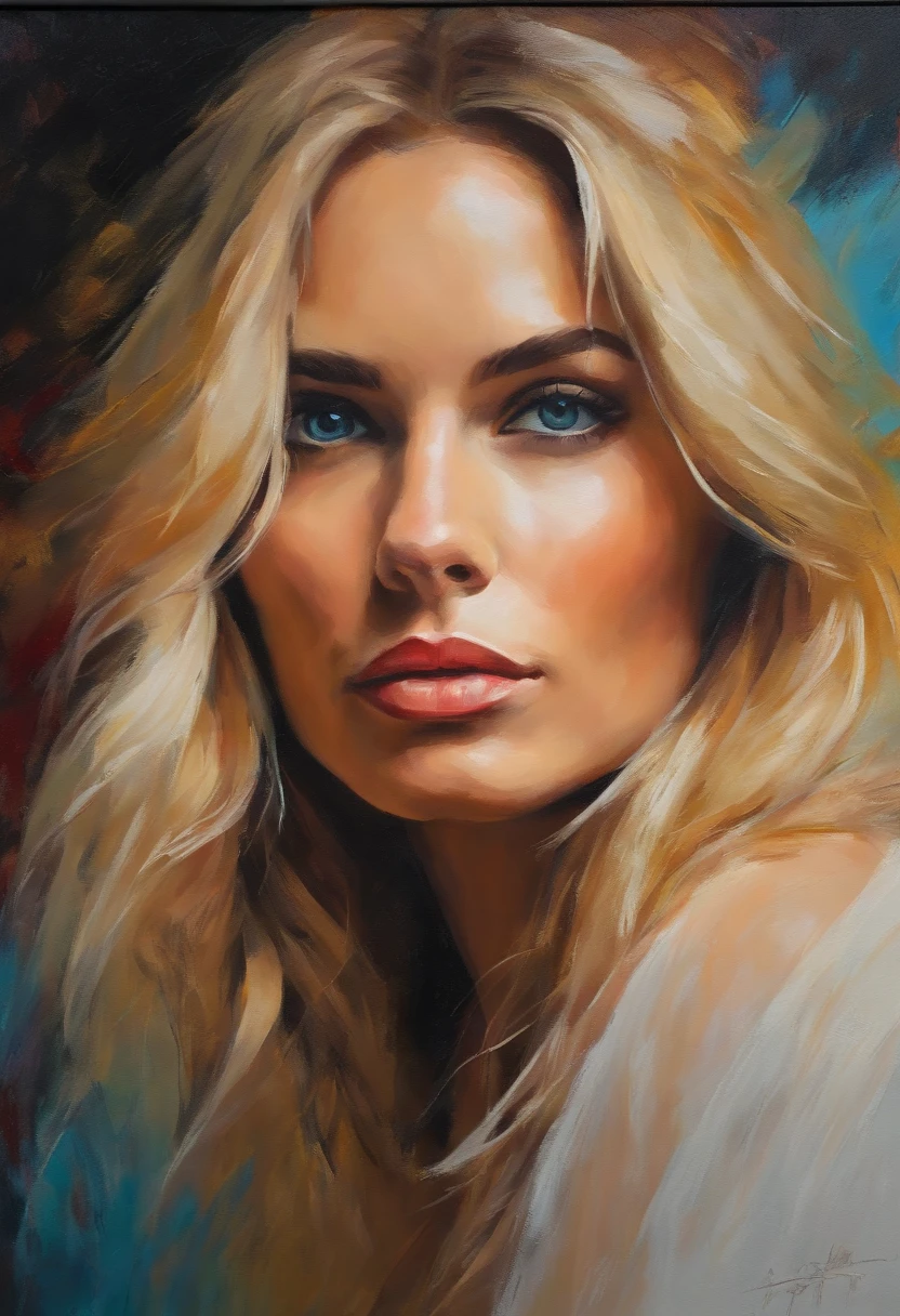 Nude sexy blonde