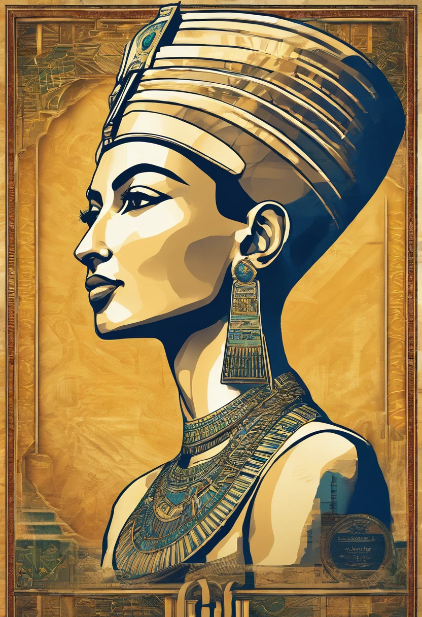 a egyptian woman, ((Master Parts)), Best Quality, 1girl in, shadowy, The upper part of the body, sportrait,Holding the camera,Capture