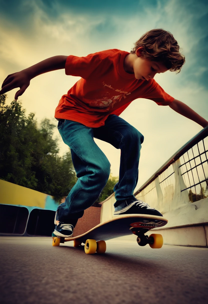 Skateboarding Junior,Highly skilled --auto