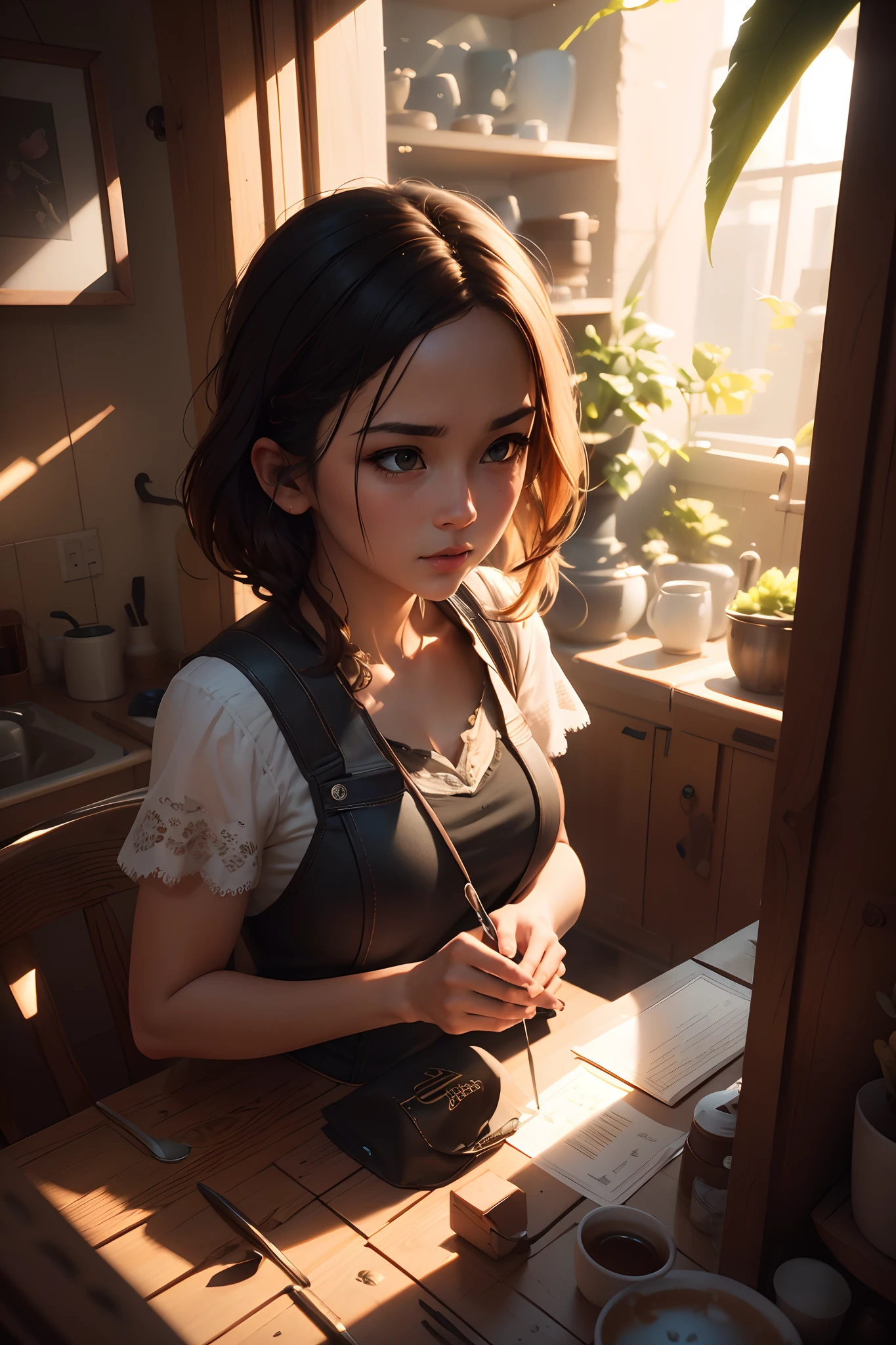 Masterpiece, Best Quality, High Quality, HD, High Quality Textures, High Quality Shadows, High Detail, Realistic, Cinematic Light, Side Light, Lens Vignetting, Ray Tracing, Sharp Focus,