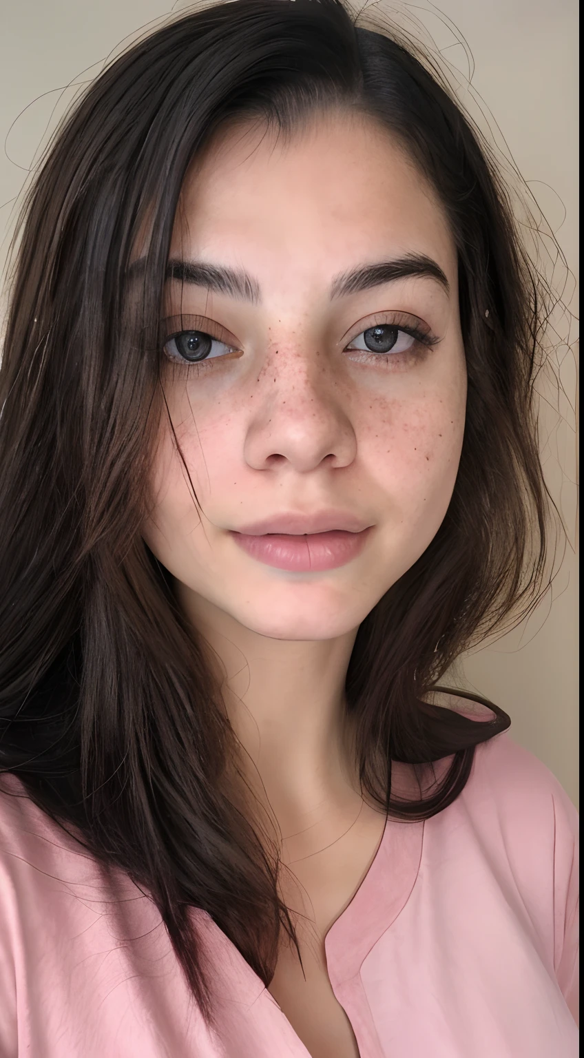 romantic style, masterpiece, best quality, 8k, artstation, sharp focus, ultrarealistic, high details, raw photo of a portrait of a pole, undercut hair, maid, freckles, casual pink tshirt and jeans pink tshirt , lying On Bed, Lying On Bed, Just Woke Up, Just Woke up,amazing body, pronounced feminine feature, bedroom, closeup, early morning 8 am (redhead:0.4), (photorealistic:1.3), (highest quality:1.3), (film grain:1.3), ( world's best photography:1.3), (professional Photo:1.3), (detailed details:1.3), (cinematic light:1.3), ( cinematic color:1.3), maximum depth of field, film photography, ( intricate details:1), (hyperdetailed:1),