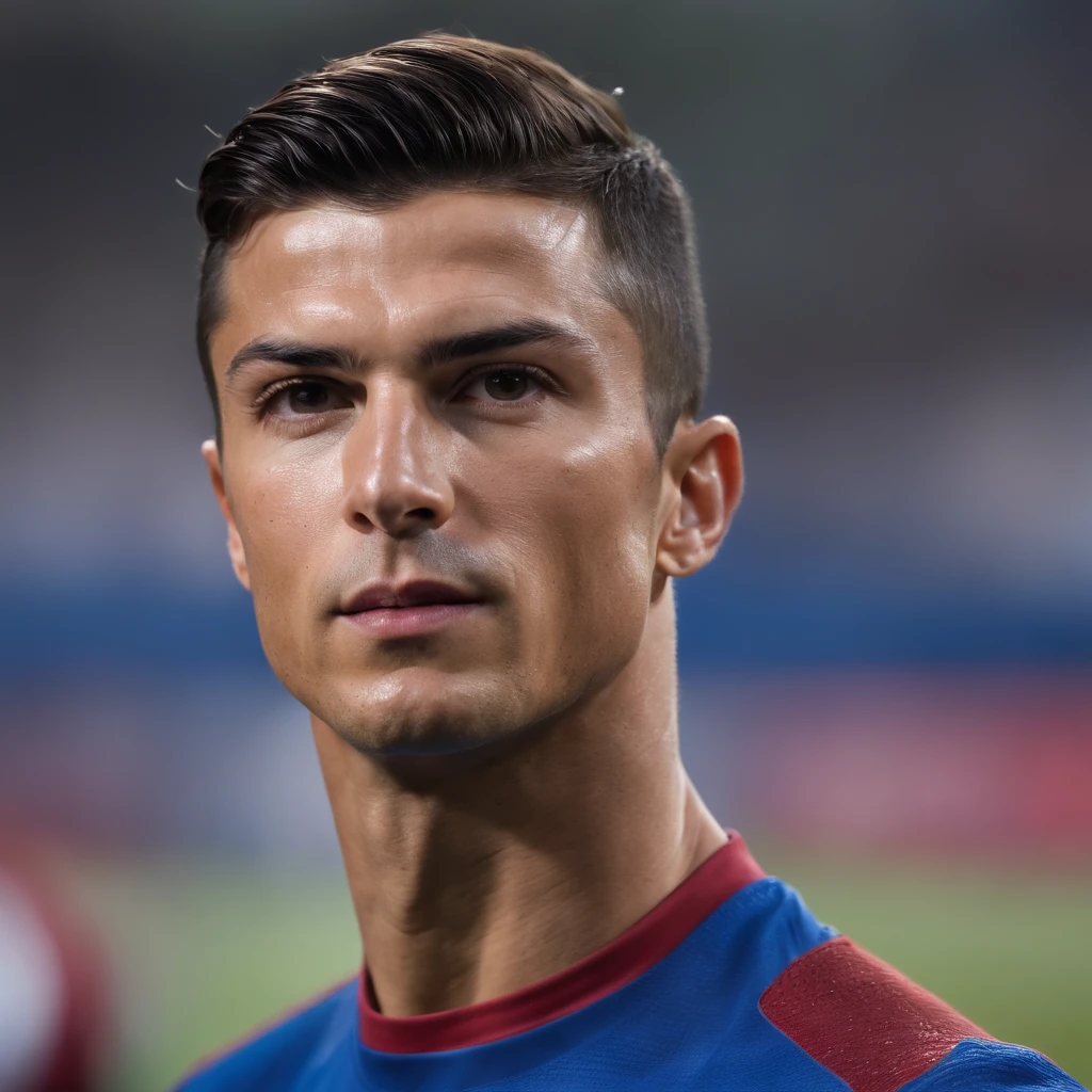 cristiano ronaldo, wearing an superman costume, UHD,