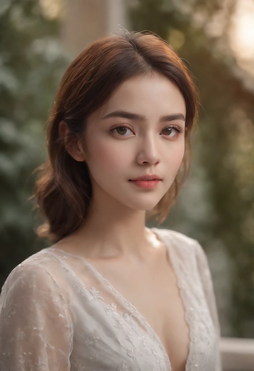 Beautiful youthful girl, depth of field, realistic lighting, ray tracing, OC renderer, UE5 renderer, hyper-realistic, top quality, 8K resolution, masterpiece, ultra-fine, detailed, accurate anatomical structure, delicate facial features, Oriental woman, office business suite, professional appearance, portrait, short hair.