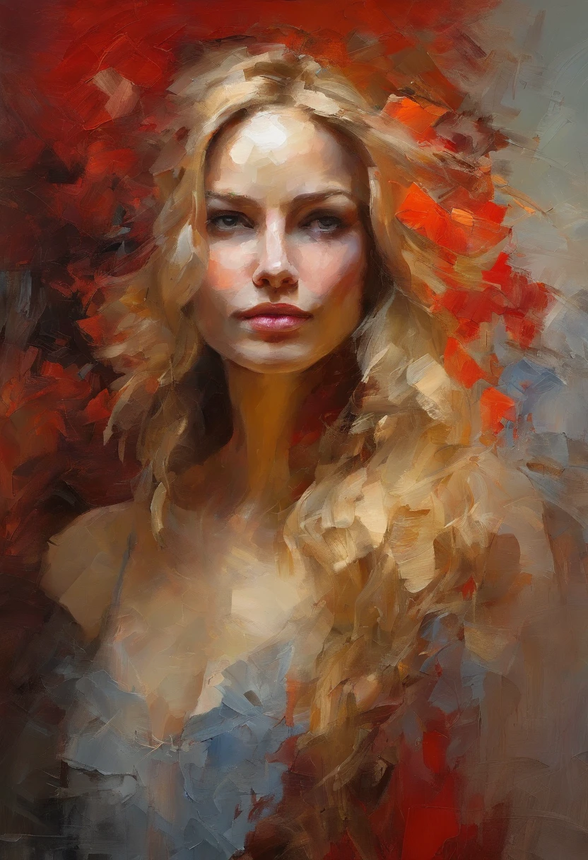 naked blonde woman