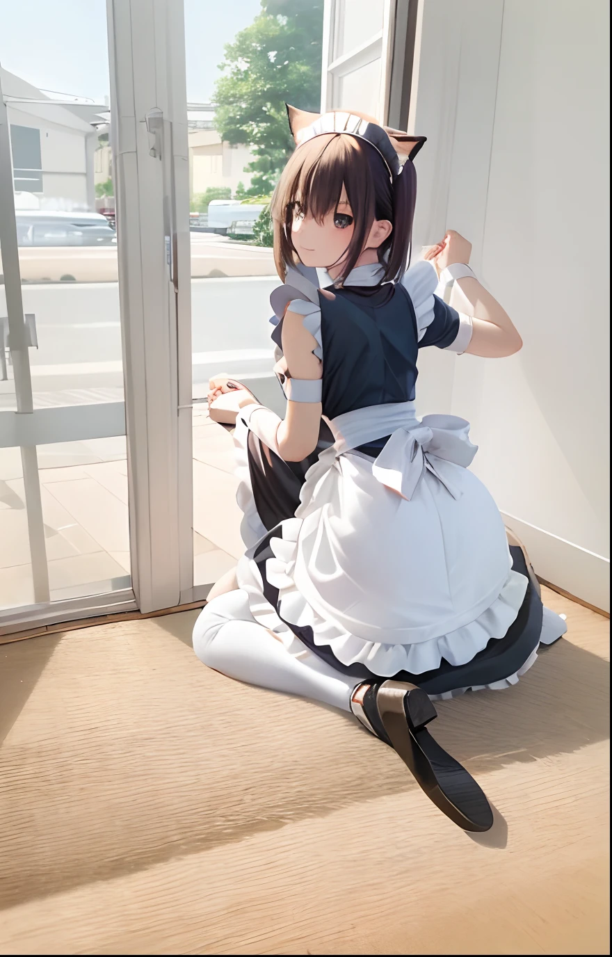 araffe dressed in a maid outfit posing for a picture, anime girls in maid costumes, cosplay of a catboy! maid! Dress, maid clothes, maid dress, wearing a maid outfit, Maid costume, gorgeous maid, japanese maid cafe, anime cat girl in a maid costume, Anime girl cosplay, maid, Anime Cosplay, real life anime girl, French maid