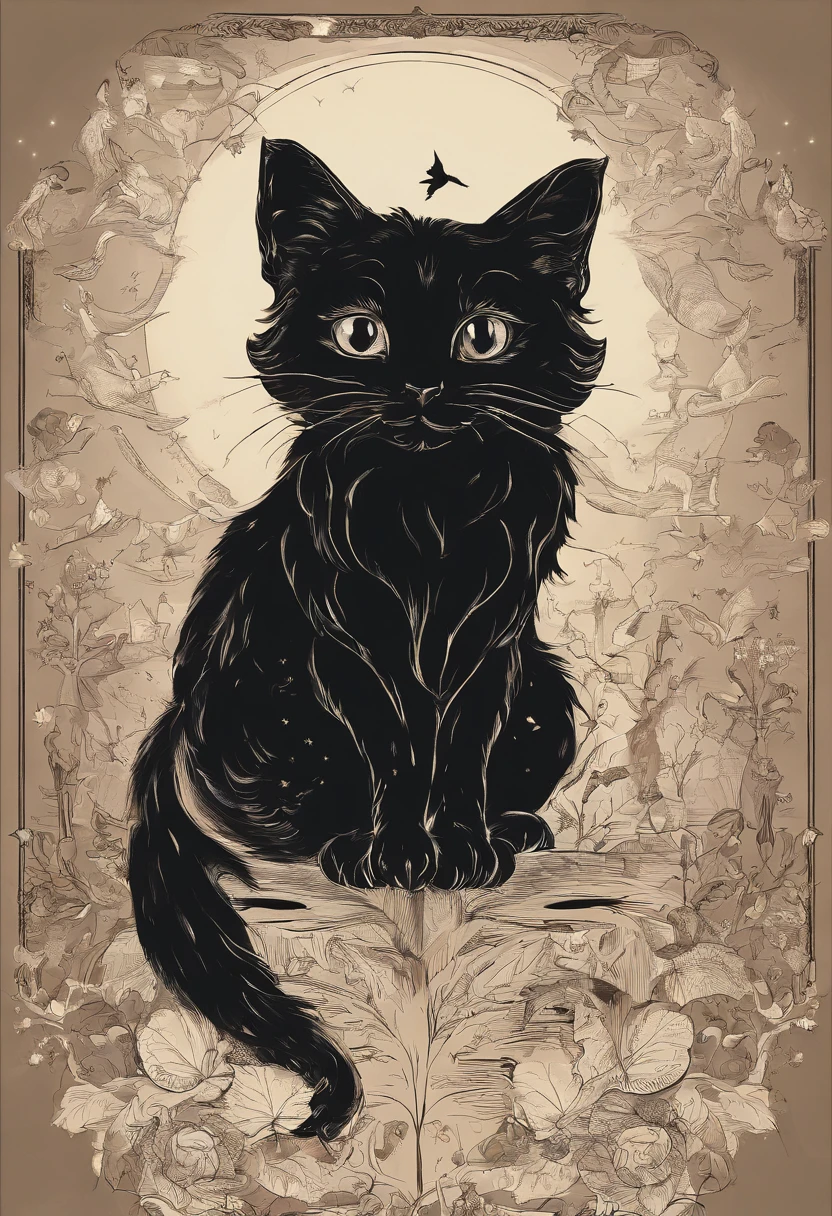 Cat Halloween Party,(Black cat),Mofumofu