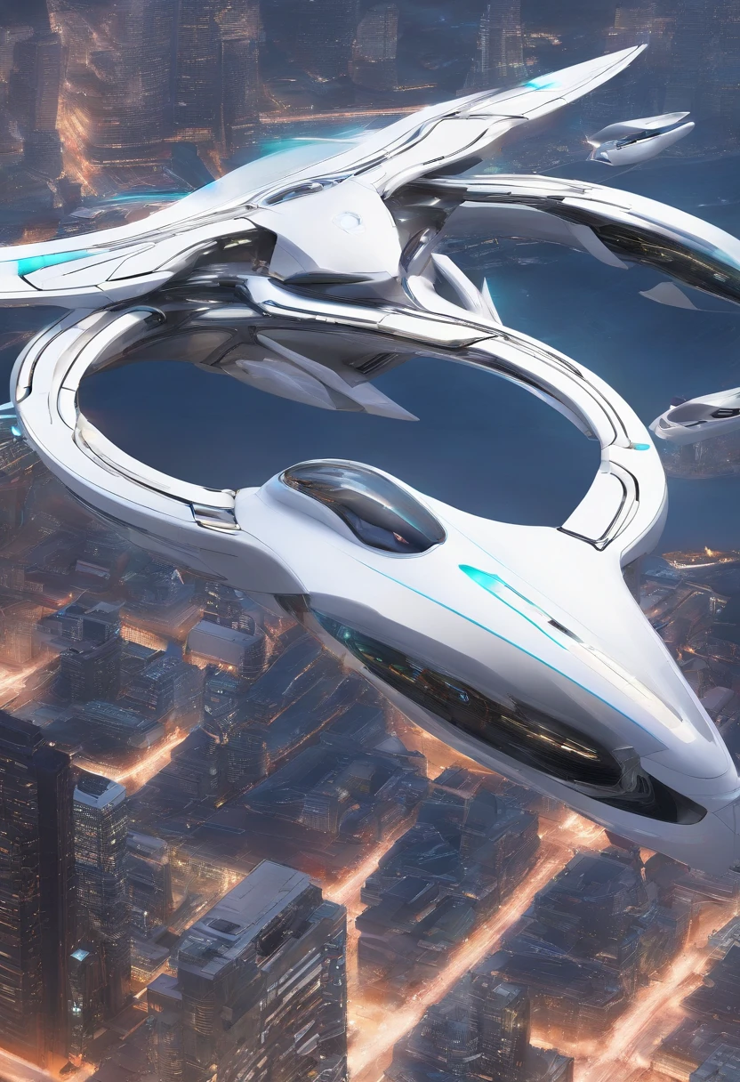 Close-up of futuristic flying machine in the sky, spaceship in the sky, Very futuristic, flying cars, Flying vehicles, futuristic and ethereal, alien spaceship in the sky, futuristic spaceship, Ultra-futuristic, flying scifi vehicle, Majestic and futuristic, futuristic vehicle, utopian space ship, flying cars, futuristic starship, futuristic vehicle, futuristic design, Futuristic, floating vehicle
