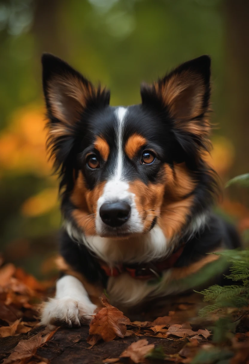 Um cachorro exatamente igual ao da foto recriar a foto a cima