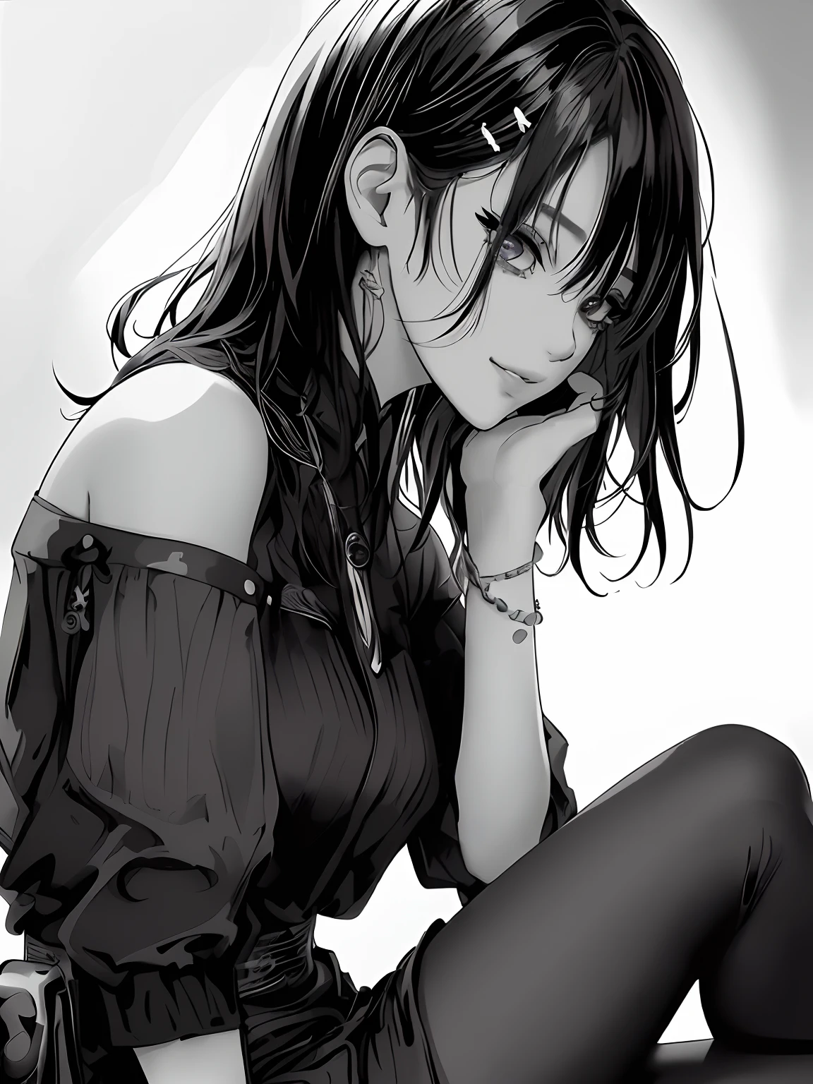 Obra maestra, alta calidad, ((Anime style)), ((cabello dorado)), ((ojos dorados)), ((mirada profunda e intensa)), ((Cara detallada)), ((bien dibujado)), posando para una foto, ((Sonrisa traviesa)), cuerpo suave, (Soft, moist lips), piel reluciente, Retrato detallado, ((Moda coreana)), Moda de chica rica, Calle urbana, ((Moda urbana)), ((Chica rica presumiendo)), Marca de belleza en el hombro, Marca de belleza debajo del ojo, Anime visual de una mujer joven, anime style illustration, Hermoso retrato, 1girl
