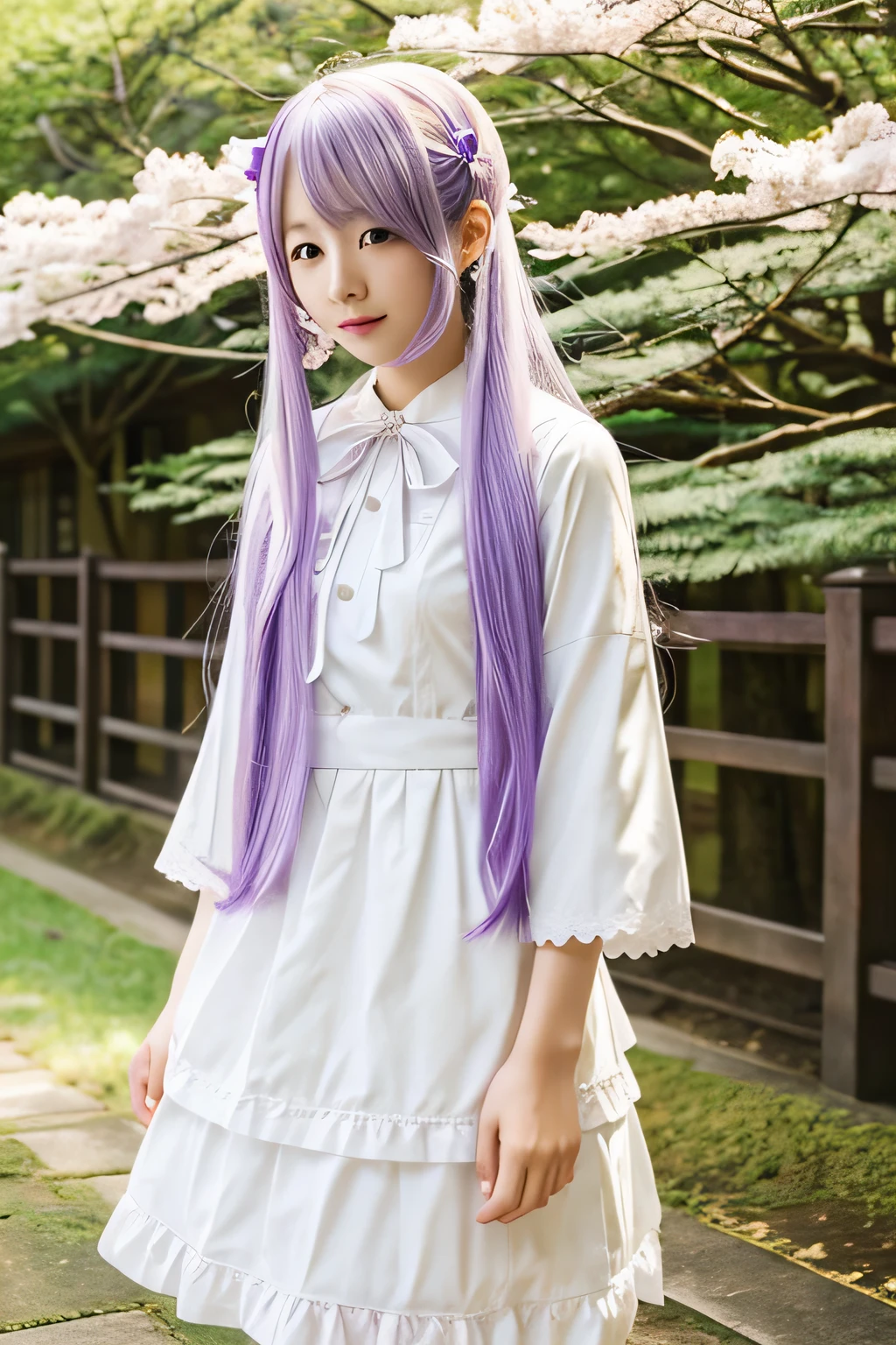 Japan girls, Long light colored hair., White ****ta and pouple