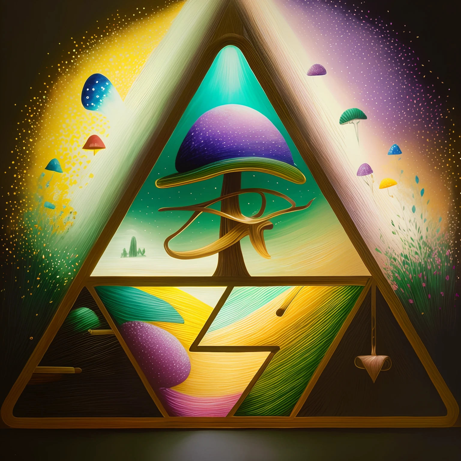 High quality unique style painting(medium), A magical scene is depicted,The main elements are some stylized mushrooms。These mushrooms are very unique in shape and color,incrivelmente lindo。Alguns cogumelos emitem uma luz cintilante,Exudes incredible magic。cores azuis、cor roxa、Yellow and pink mushrooms are scattered in a mysterious forest。
The image material is an illustration effect,Crie pinturas animadas e atraentes。Image quality is very high,Tanto que os pequenos detalhes de cada cogumelo podem ser vistos,Incluir texturas、Subtle spots and color changes。Completamente diferente do mundo real,This unique work of art captures a glimpse of the colorful world,Bring endless visual pleasure to the audience。
This illustration is full of magical elements and details,Each mushroom is represented very finely,It gives a sense of transcendence。Light shines on their surfaces,Cria uma atmosfera misteriosa e encantadora。colorido e vibrante,Melhorou o impacto visual de toda a imagem。The contrast of light and shadow creates a dramatic effect,E melhorar as camadas da imagem。
The painting shows a unique style of painting,The personality and creativity of the artist are highlighted。Ao retratar os detalhes e singularidade destes cogumelos,The artist conveys admiration and admiration for the natural world。The whole picture is full of magic and imagination,Take the audience to a magical environment full of magic