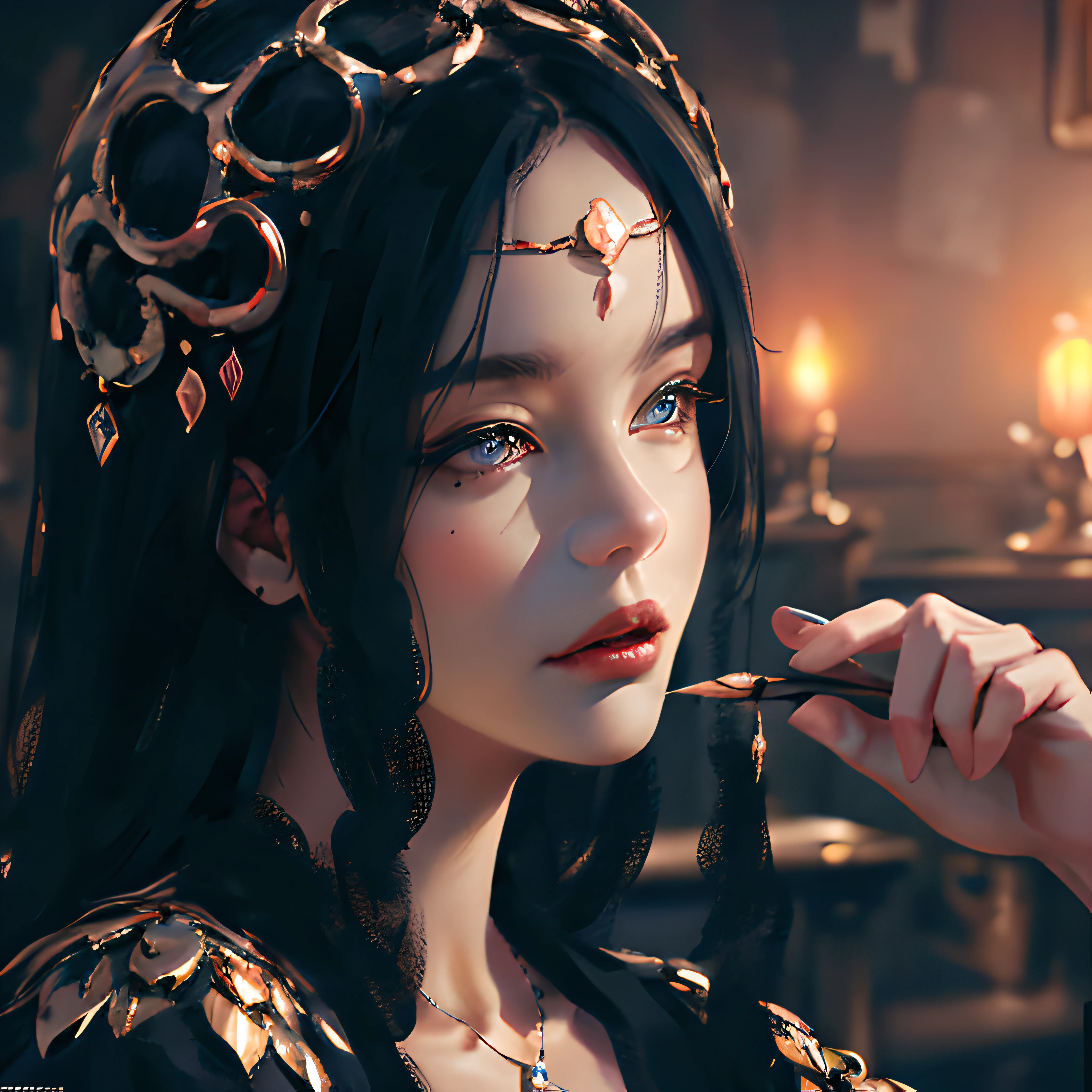 fine detailed eyes,