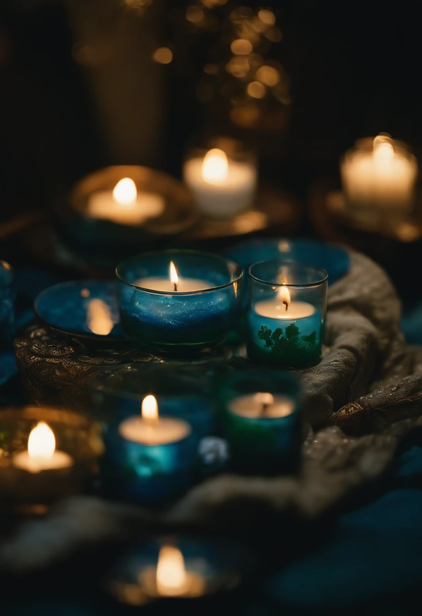 Mica screen candles have deep shadows,The long river gradually fell,The stars sank。
Chang'e should repent for stealing the elixir,Blue sea and green night heart。