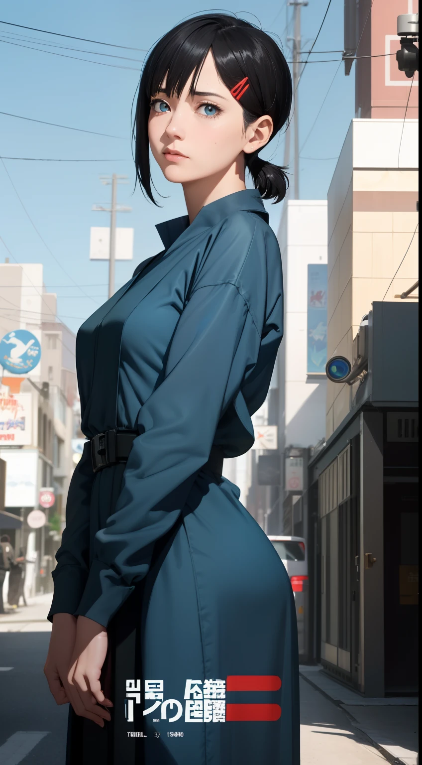 Science Fiction,Sci-Fi,Sci-Fi Movies,Movie Posters,Foundation Movie References,Stories about Rebellion,Anti-Government Groups,Politics,War,25-Year-Old Woman,Adult,Dark Blue Water-Colored Eyes,Black Bob Short Hair,1945 Doctor Gown,Fully Dressed,Polite Dress,Serious Face,Realistic Face Resolution,Realistic,Object Resolution
