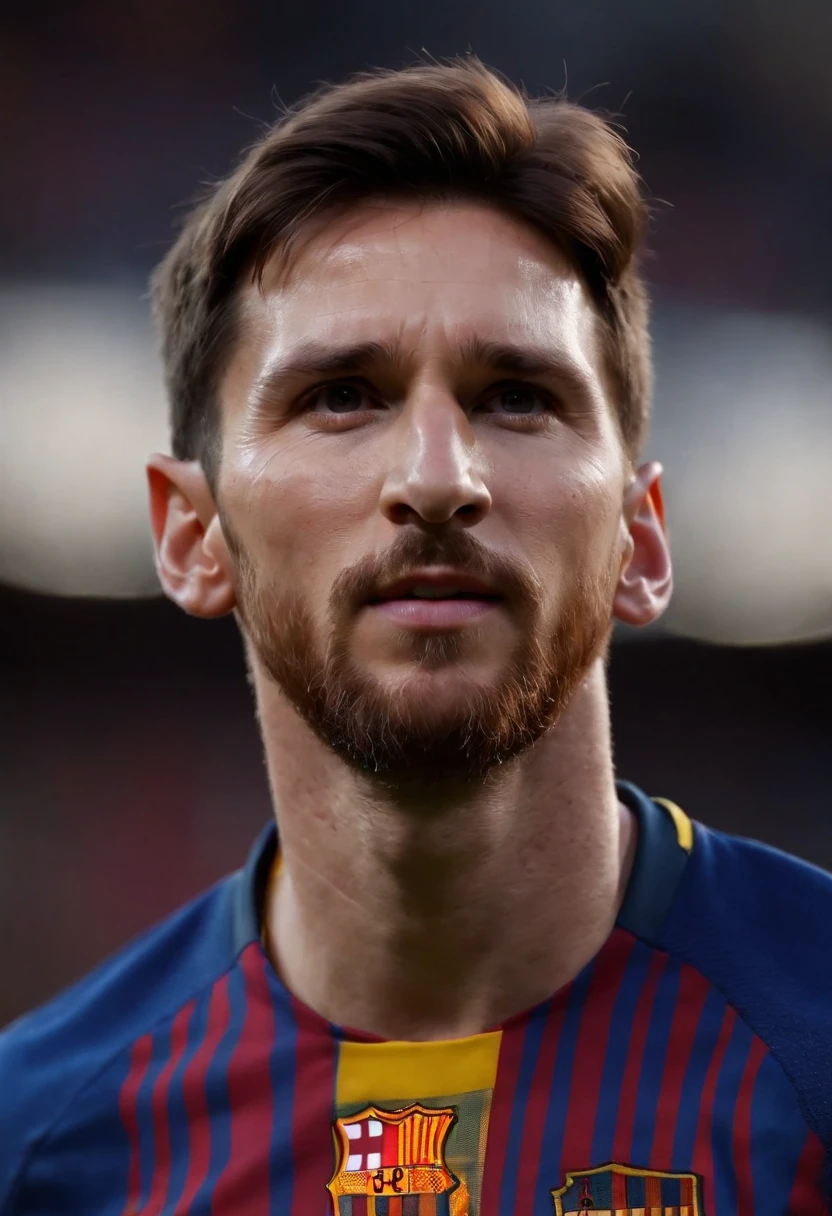 Lionel Messi, (pixar style) (masterpiece:1.2) (bokeh) (best quality) (detailed skin) (detailed texture) (8k) (claymation) (cinematic lighting) (sharp focus