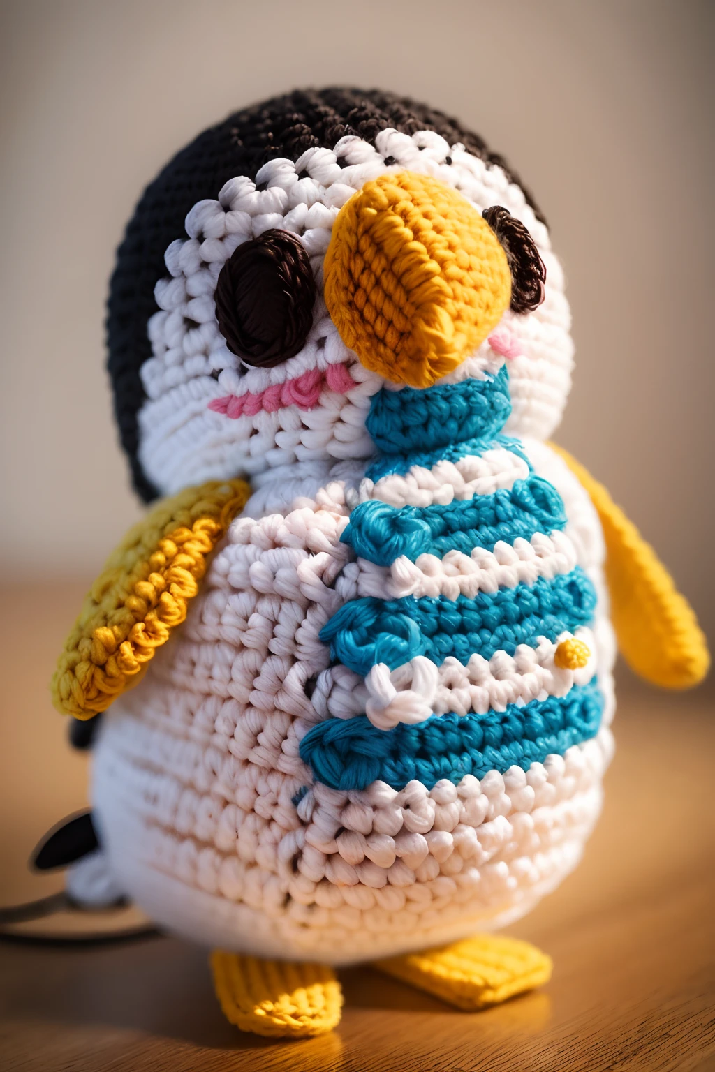 Handmade Crochet toy Penguin Plushie