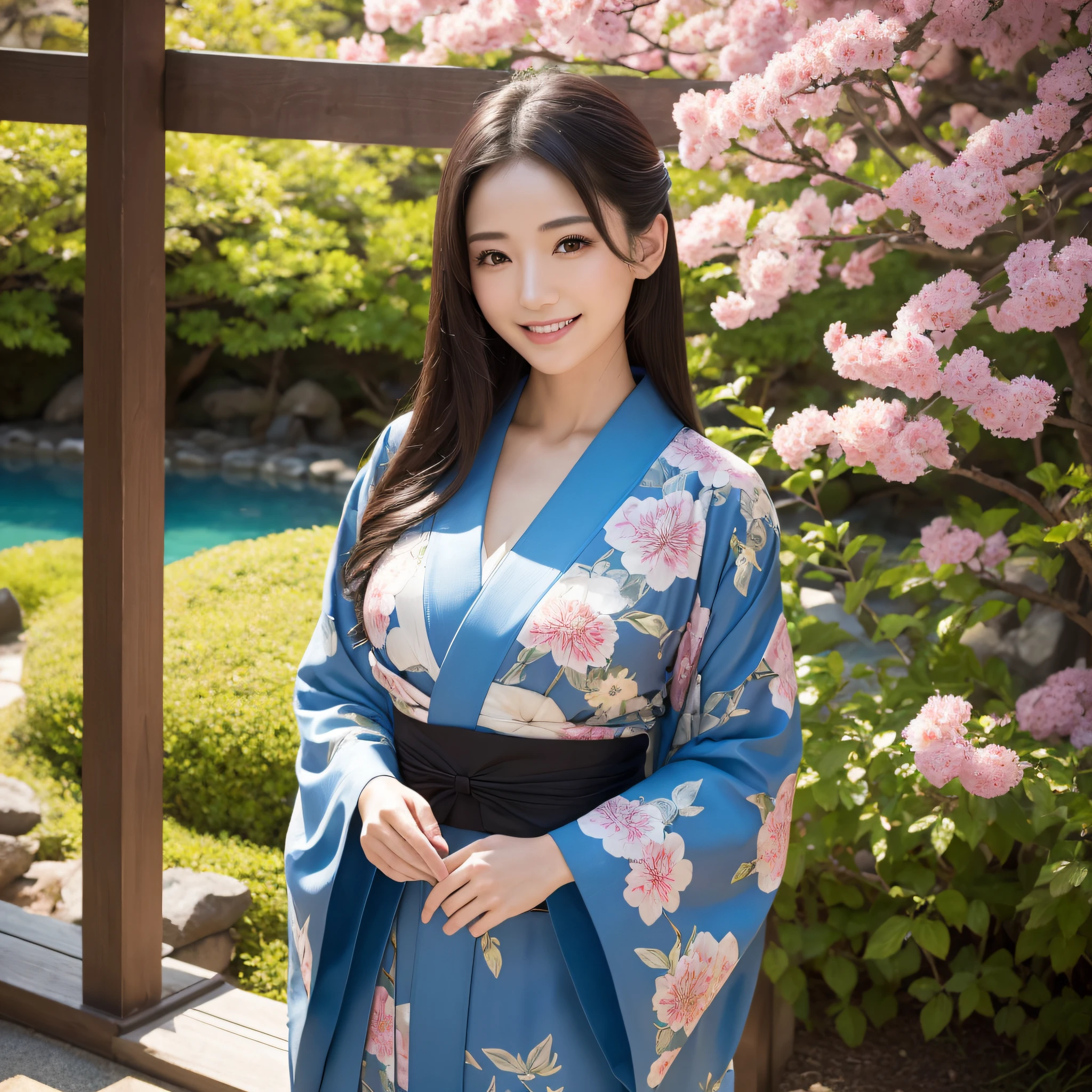 最high quality、high quality、Best image quality、8k、最High resolution、High resolution、最high quality、masterpiece、RAW Photos、Full body photo、Detailed and realistic human body、Detailed and realistic skin、Realistic face in every detail、Detailed and realistic eyes、Detailed and realistic lips、Detailed and realistic teeth、Detailed and realistic ears、Detailed and realistic hair、Realistic reproduction of every detail、((Beautiful Hands(thumb1、reference4))、Realistic feet down to the last detail、Realistic breasts down to the last detail、Realistic areola down to the last detail、Realistic nipples down to the last detail、Realistic pussy down to the last detail、Realistic vagina down to the last detail、((Beautiful Japanese Girl))、((Junior.Idol))、((Elementary school girl))、((Cute Japanese 12 year old girl))、((Young Face))、((Black Hair))、((Random Hairstyles))、((immature body shape))、((Small breasts、Flat chest))、(Glossy skin all over、Fair skin)、Soft natural light、Short kimono、Short Yukata、Japanese made sandals、Japanese tradition、Japanese garden、((Colorful floral pattern(See-through kimono、see-through yukata))、((Sitting on a rock in the garden(Poses to make your thighs look beautiful))