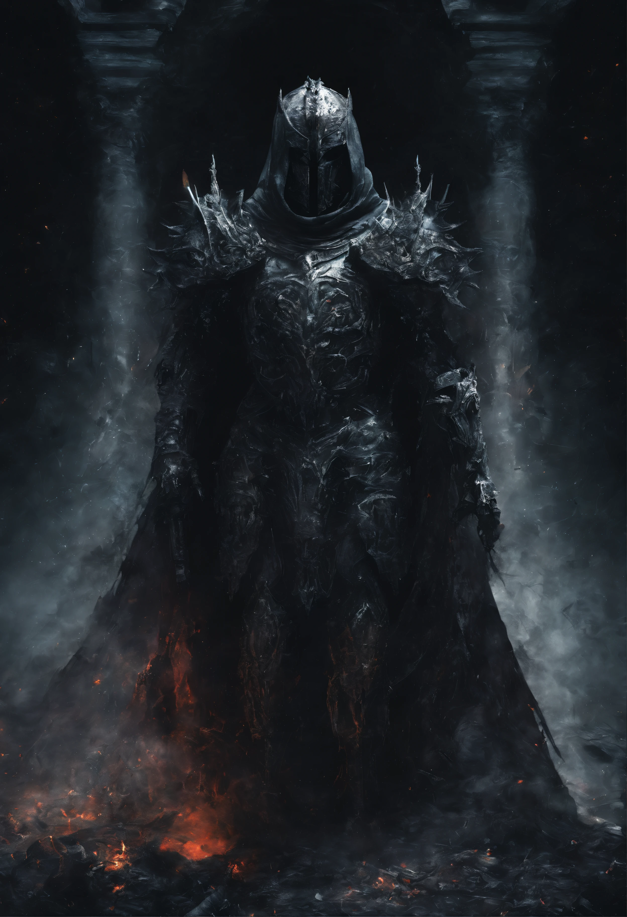 Cosmic Fallen Knight, Cosmic Gray, Strangely, horrid, Very bright colors, Light particles, There is bright light, Mshiv, wallpaper art, ultra HD wallpaper, Artistic, 复杂