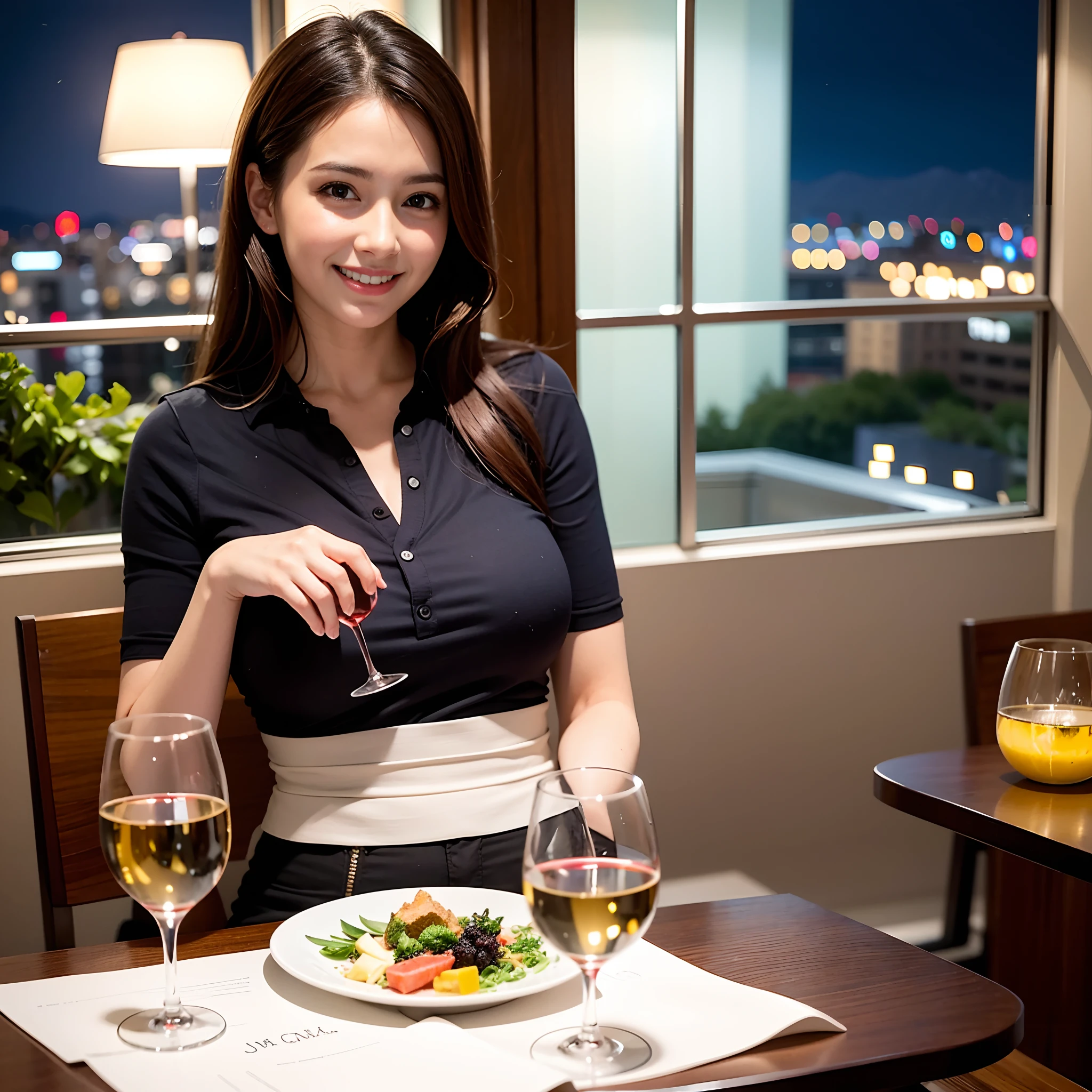 ((Highest quality、8k、masterpiece:1.3))、Whiskey bottles、The Macallan、Joni Black、Old Parr、whiskey、Suntory、Nikka、slimカップル、modelカップル、(Realistic, Intricate details:1.2), full-course dinner、Whiskey bottle and glass on the table、Single Malt、scotch、Rocks glass、Shot Glass、On the rock、Scotland、Amazing view of the sunset sky and clouds、A bright smile、The wonderfulness of smile、 Beautiful Face, blue eyes, The light shines on your face, blush, short hair,Bright Face、 (Age 37), 3,Two beauties、Brown Hair、Shortcuts、Long sleeve shirt、dress、Beautiful woman 1, (slimな顔), (The body is slim), (Brown Hair), (Shortcuts), cheeks turn a little red,Attractive beauty、restaurant, In a prominent place (From the waist up) Nova Frog Style, actress, model, Upper Body, White wine, slim, smile, (smile: 1.15), Beautiful fine grain, Depth f/2,saturation, High Contrast, Strong light and shadow,Moist Body:1.5、3D texture、Delicate eyes、Brown Hair、The hair is very shiny、