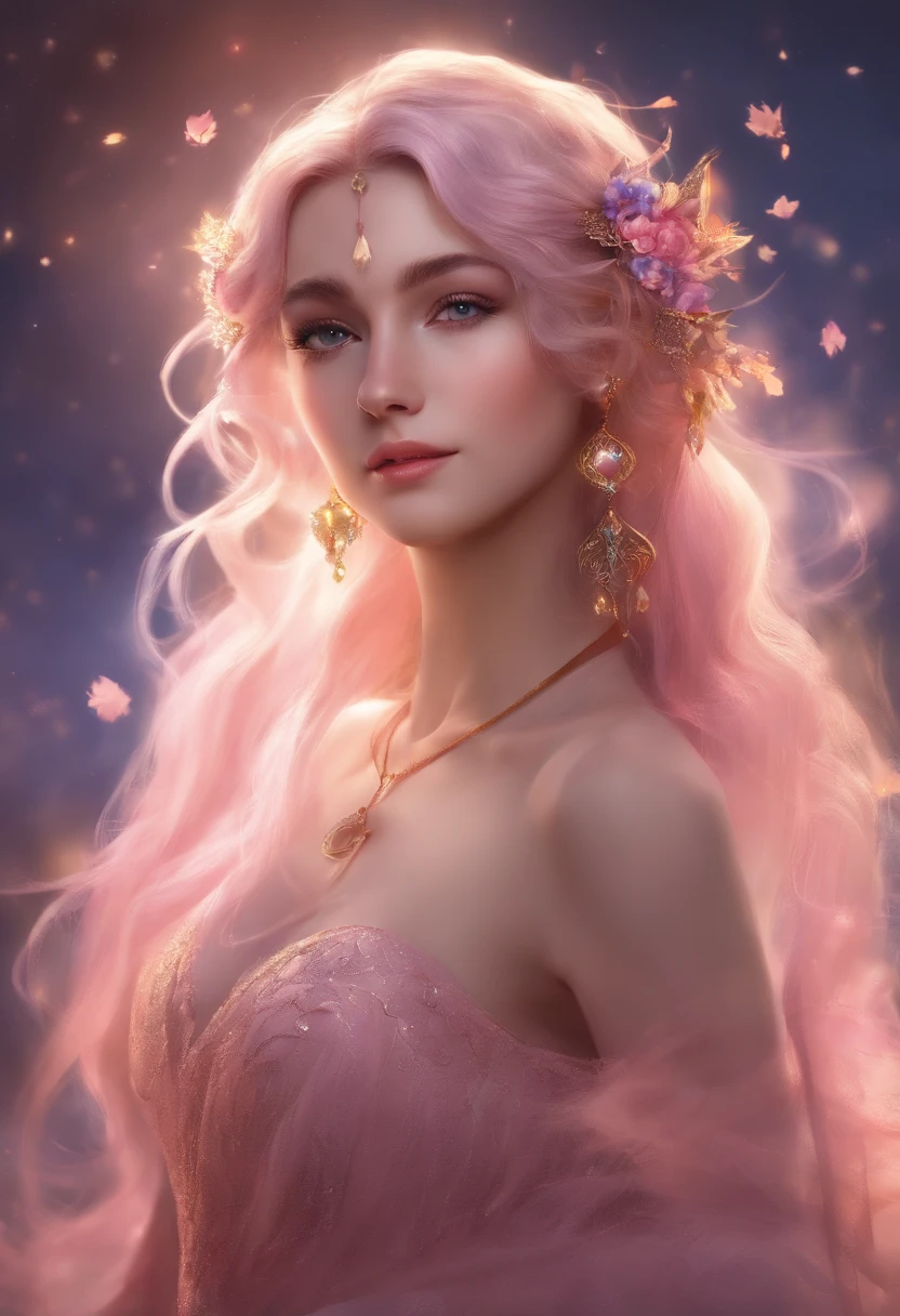1girl, , Hair Ornament, Necklace, Jewelry, Beautiful Face, upon_body, Tyndall Effect, Photorealistic, Dark Studio, Rim Lighting, Two-Tone Lighting, (High Detail Skin: 1.2), 8k UHD, DSLR, Soft Lighting, High Quality, Volumetric Lighting, Candid, Photography, High Resolution, 4k, 8k, Bokeh, small-breasted, (light pink lips),