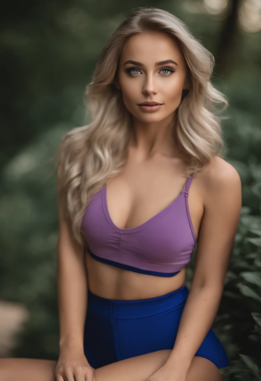 Woman with matching tank top and panties, Sexy girl with blue eyes, portrait sophie mudd, portrait corinna kopf, blonde hair and large eyes, Selfie einer jungen Frau, Augen im club Violet Myers, ohne Make-up, Natural makeup, Blick direkt in die Kamera, Gesicht mit Artgram, dezentes Make-up, Stunning full body shot, im Schlafzimmer, Spaltung