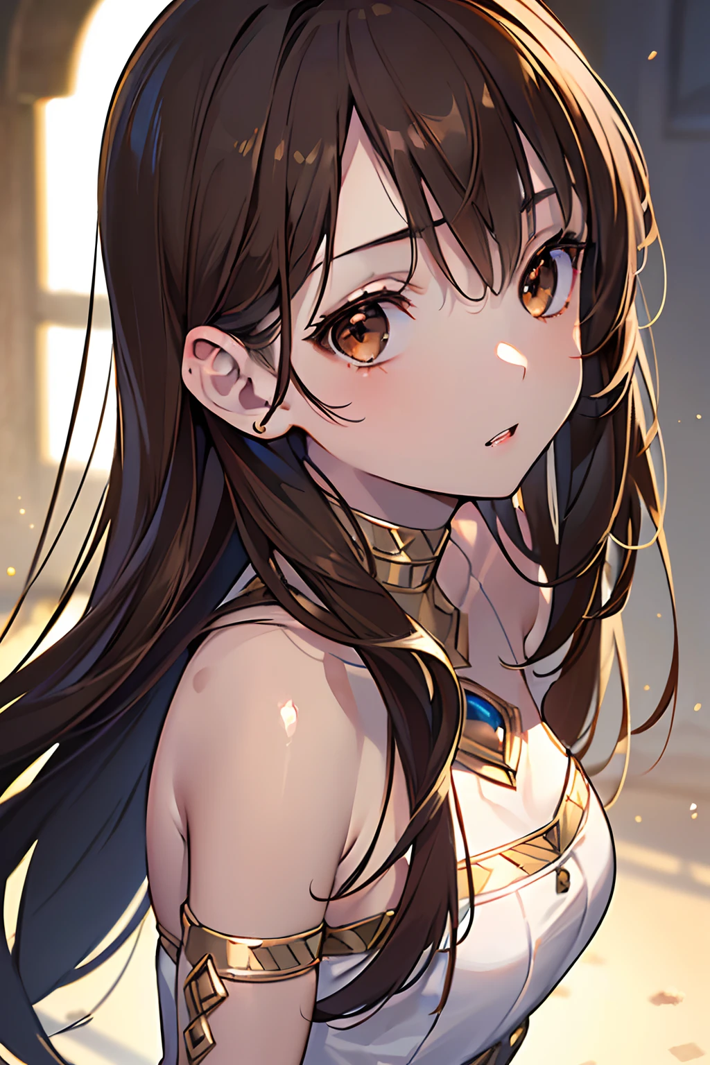 black hair, Surrealism, 8k, super detail, UHD, masterpiece, ccurate, anatomically correct, textured skin, super detail, high details, high quality, best quality, 8k,Beautiful woman,(golden dress:1.5),Glittering costumes,Princess,western castle