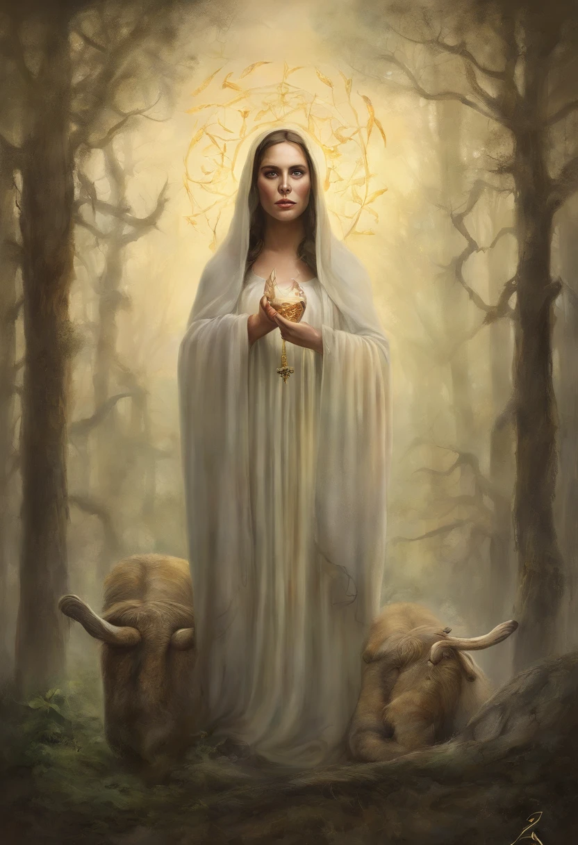 (Maria, Madre de Jesucristo | ), foto retrato, Dirigido por: Drew Tucker, Dirigido por: Adam Marczyński, Dirigido por: Aleksandr Kucharski, Dirigido por: Gavin Nolan, Surrealismo 8K, Dirigido por: Jason Félix, Yuri Shwedoff y Tom Bagshaw, Arte ilustrativo, Estilo Erik Johansson