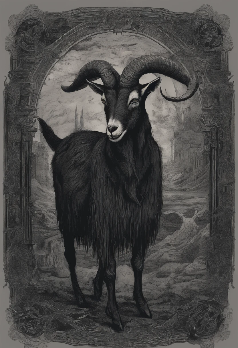A goat, It's getting lost in the midst of dreams